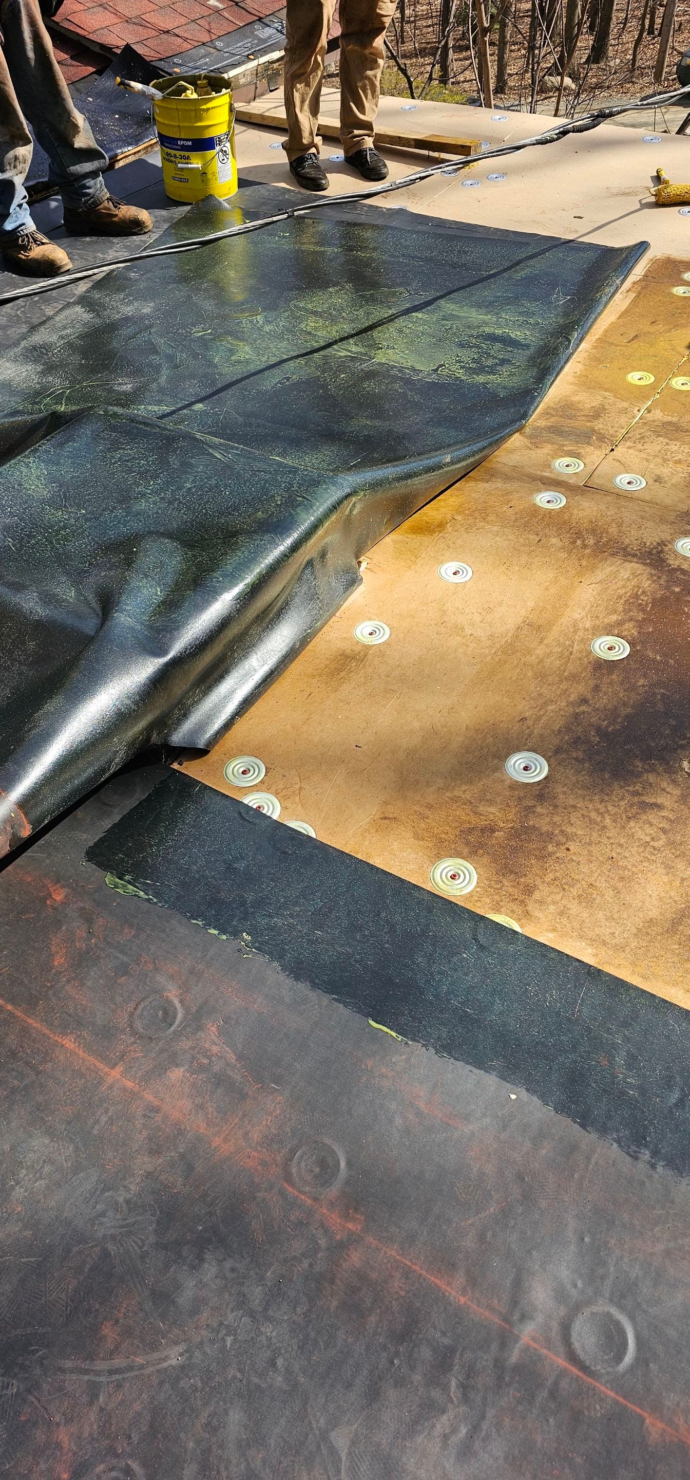 Flat Roof Replacement - EPDM by Winchester Roofing