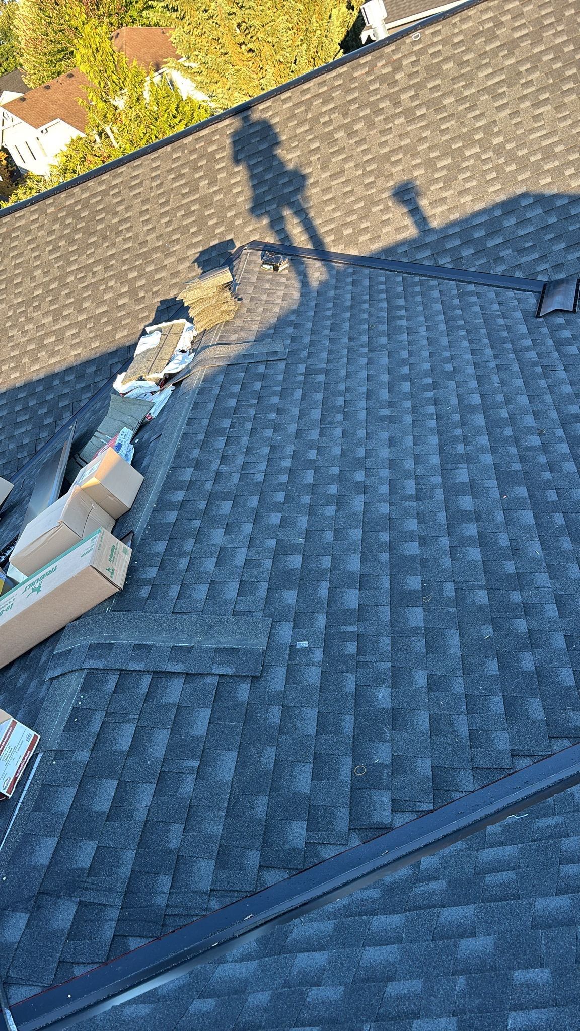 Residential Roofing Installation using GAF UHDZ Shingles by Roofing Formula LLC