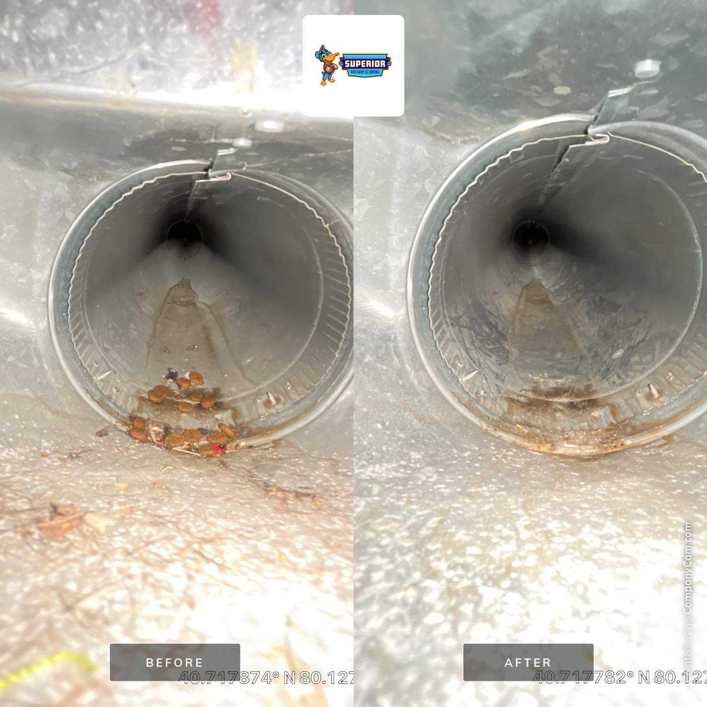 Air Duct & Dryer Vent Cleaning With a Vacuum Truck in Cranberry Twp, PA by Superior Air Duct Cleaning