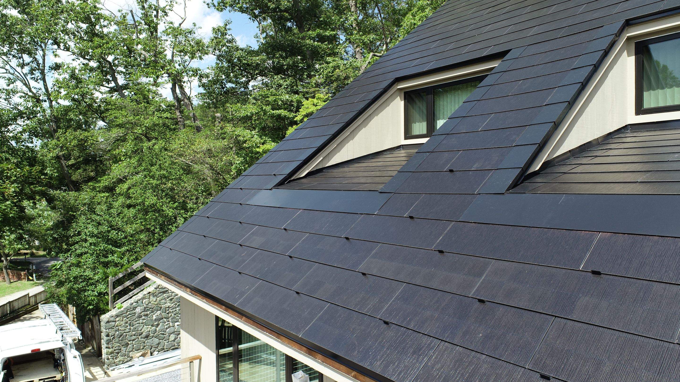 Tesla Solar Roof install Severn River by American Home Contractors