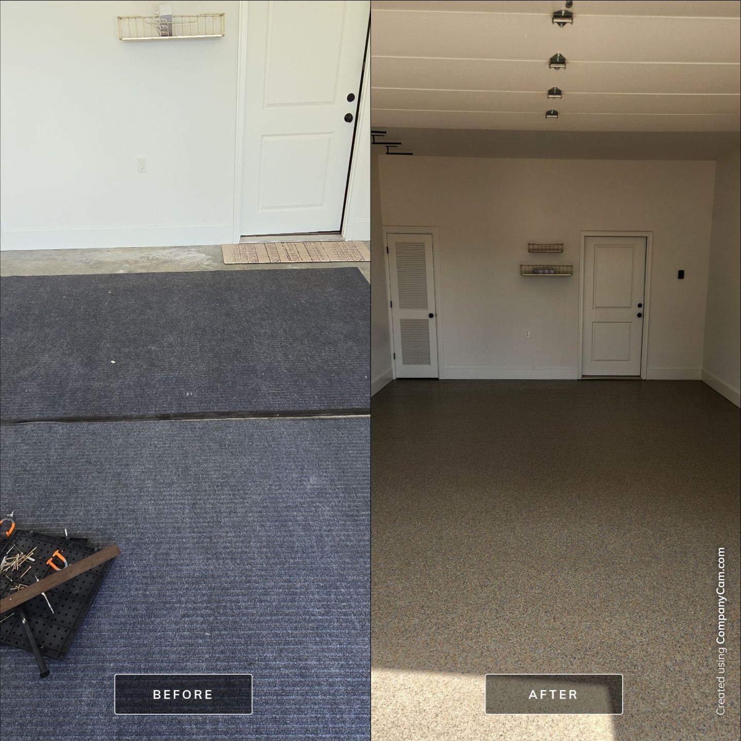 Garage using Obsidian by Elite Floor Solutions