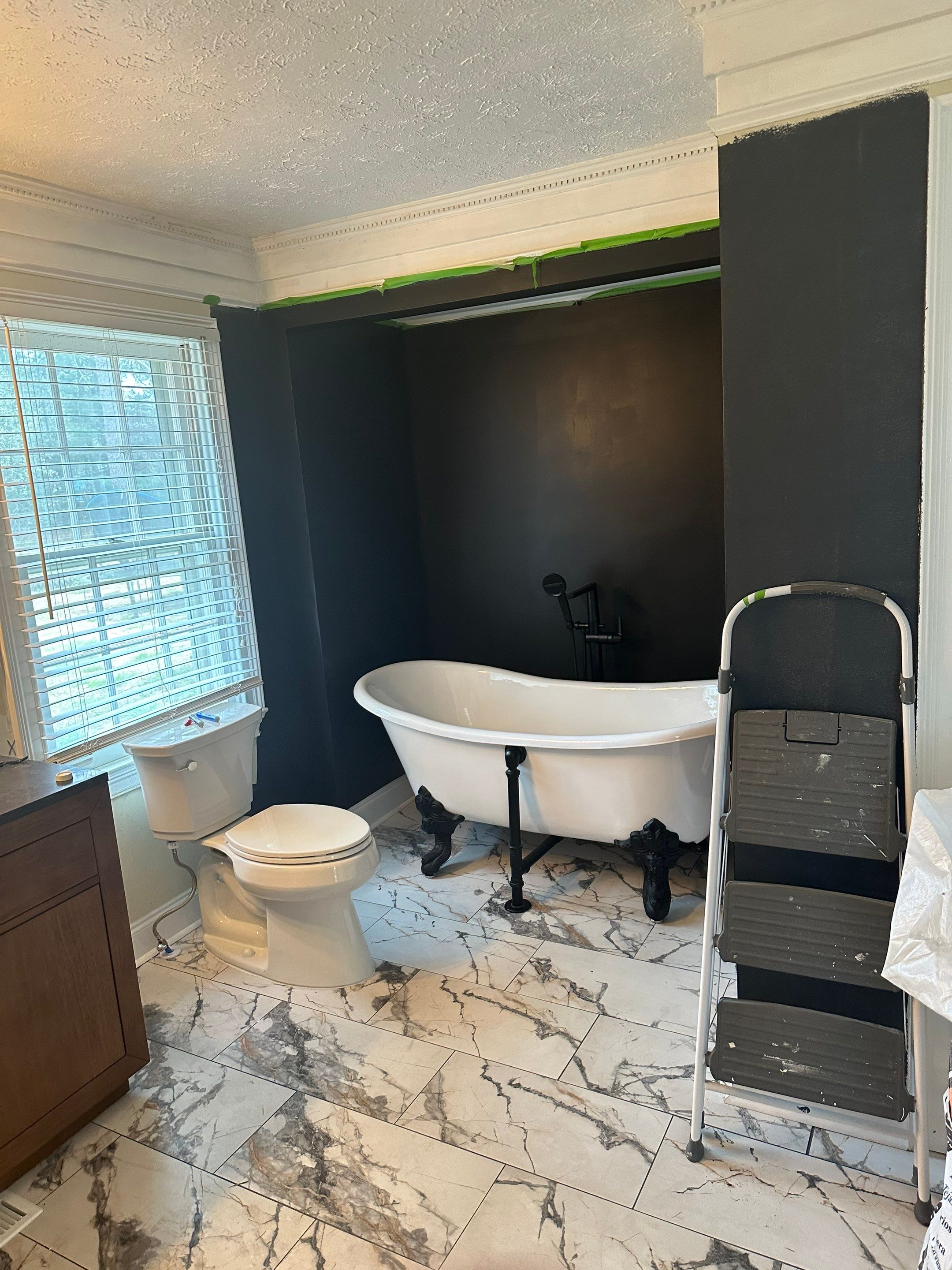 Bathroom Remodel using Soaker tub, vanities, tile, new shower by Baxter Professional LLC