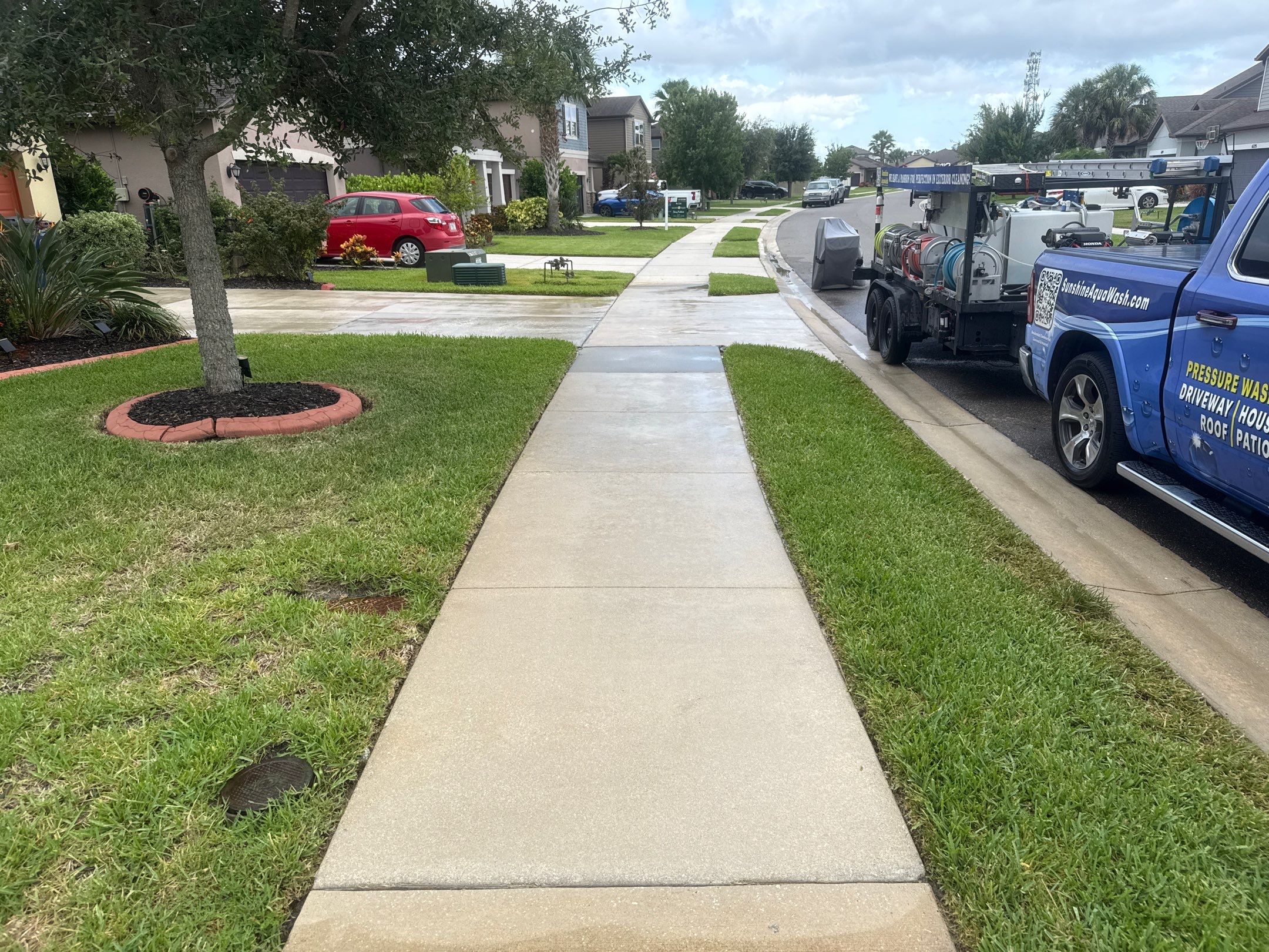Trevesta Pool Deck & Exterior Cleaning Transformation by Sunshine AquaWash
