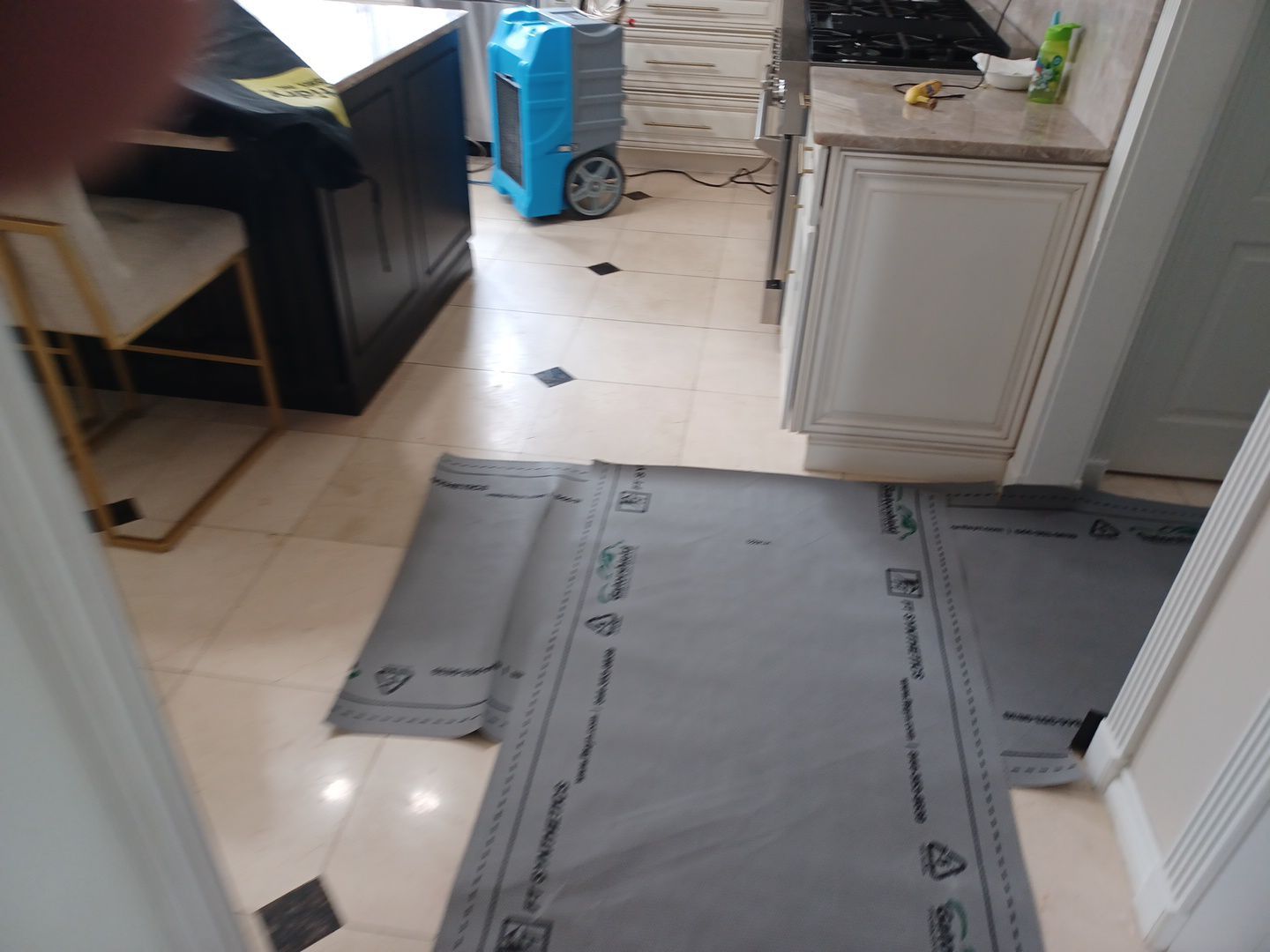 Project in West Bloomfield Township by EzDry Water Mitigation & Property Restoration