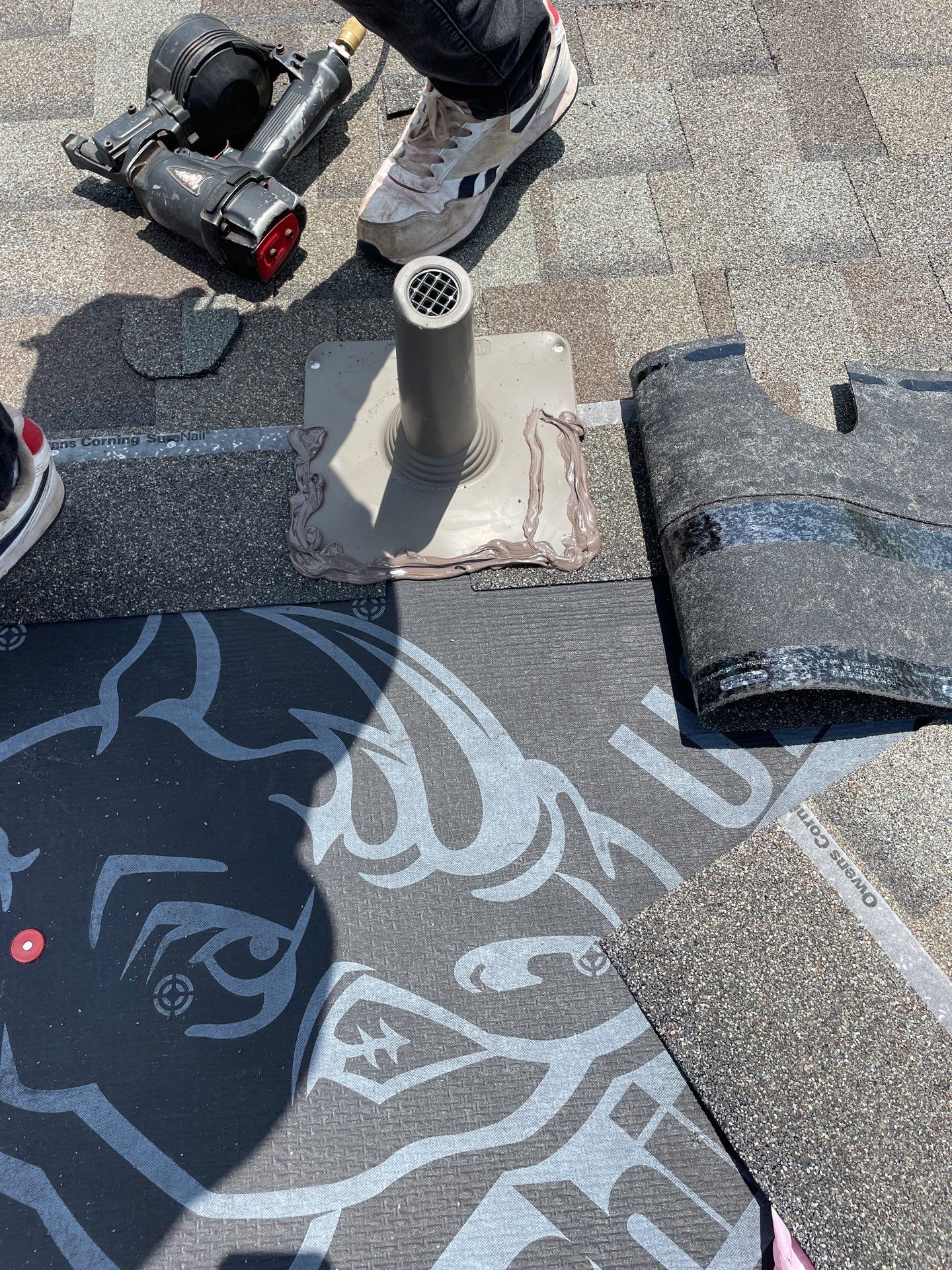 Residential Roofing Repair using Owen's Corning Duration (Lifetime) Shingles by Roof Repair Services LLC