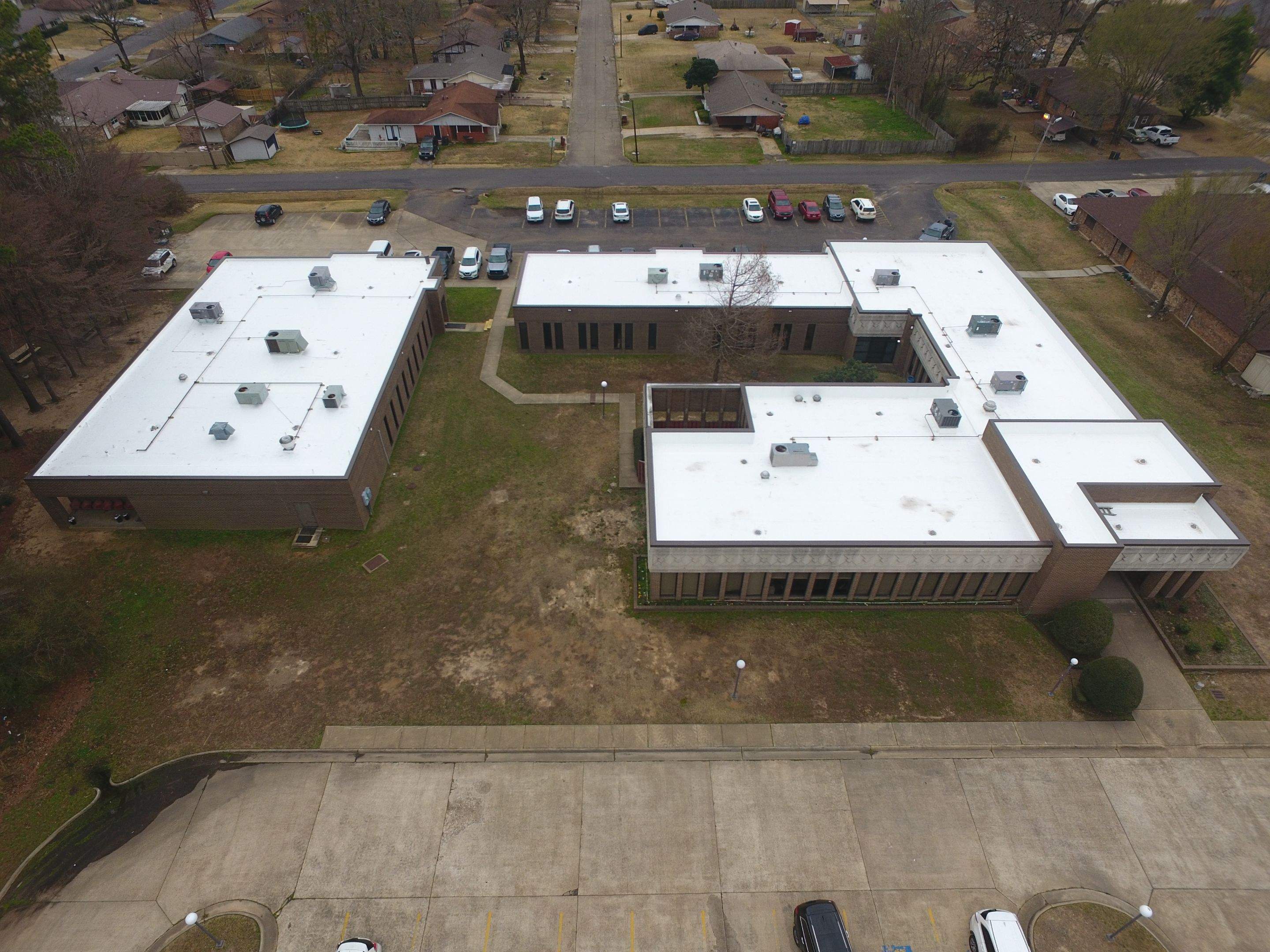 Commercial Roofing Installation using 50 mil PVC by Hostetler Roofing