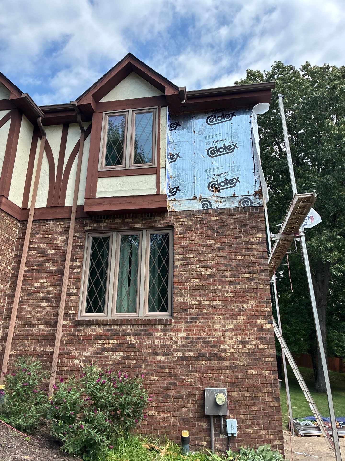 James Hardie Tudor Home Renovation by Ideal Siding Pittsburgh