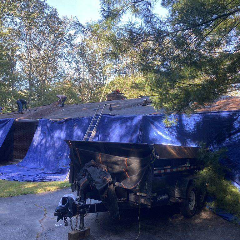 Residential Roofing Installation using CertainTeed Landmark Lifetime Architectural Shingles in Burnt Sienna by Roof Right Inc