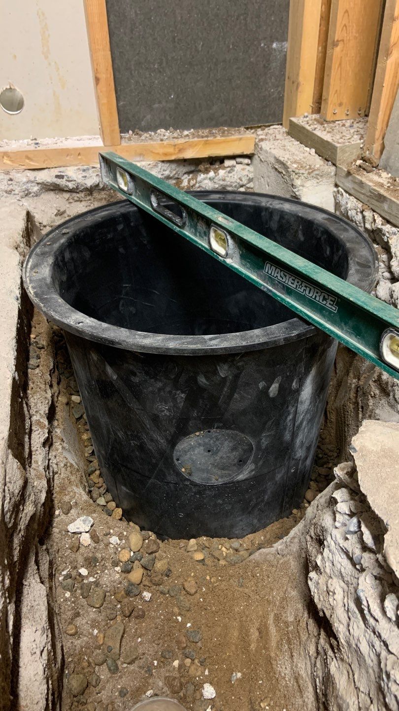 Drain tile in Brooklyn Center by Waterproofing Northeast