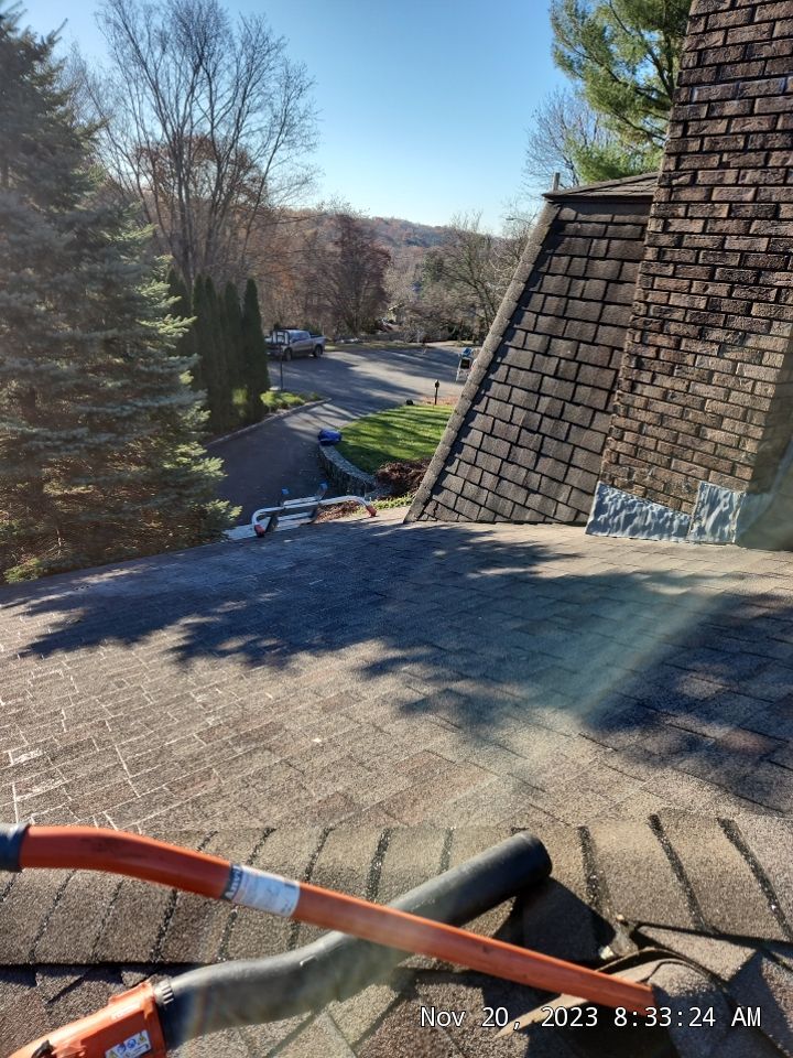 Residential Roofing Installation using Owens Corning TruDefinition Onyx Black by A Plus Exterior