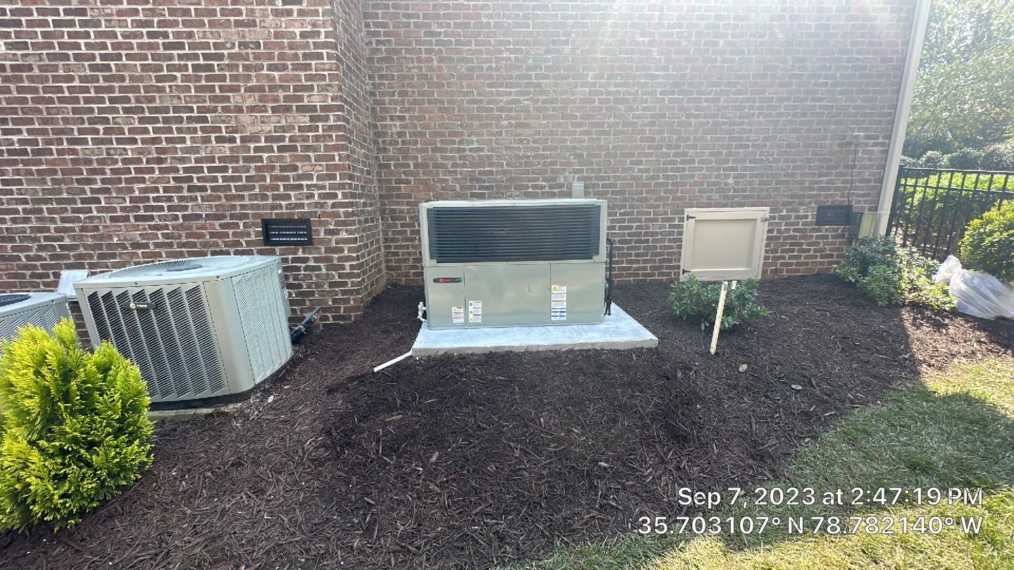 Trane Gas Package Unit Install by Nick's Mechanical LLC.