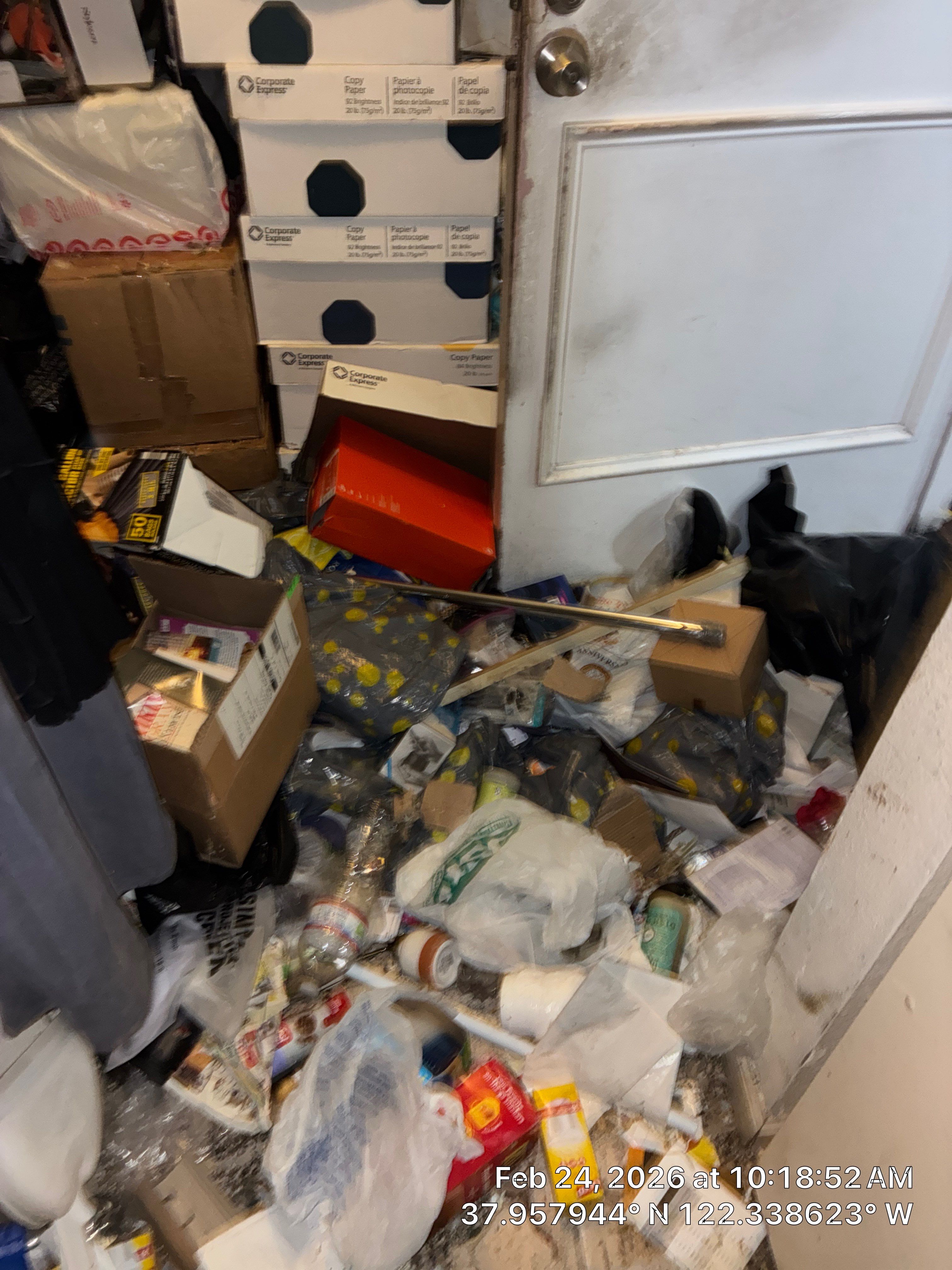 Project in San Pablo by 911 Hazmat Cleanup 