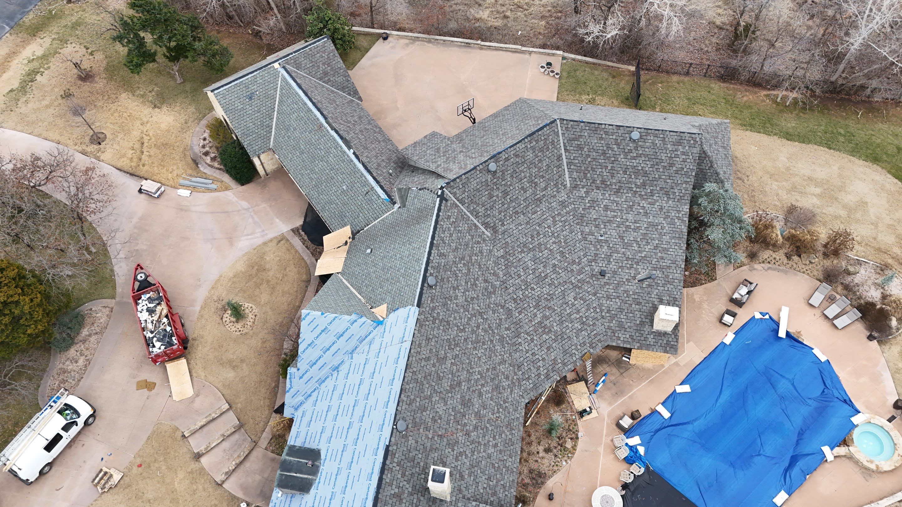 Reroof using Certainteed Integrity Roof System by Castillo Roofing
