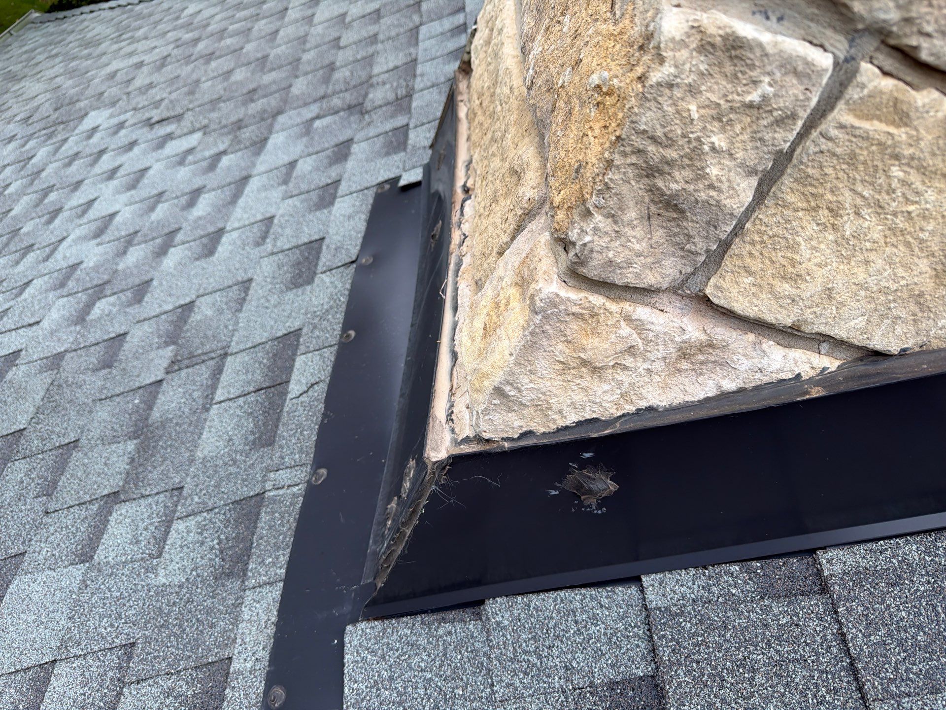 chimney flashing repair by McCann's Roofing and Construction