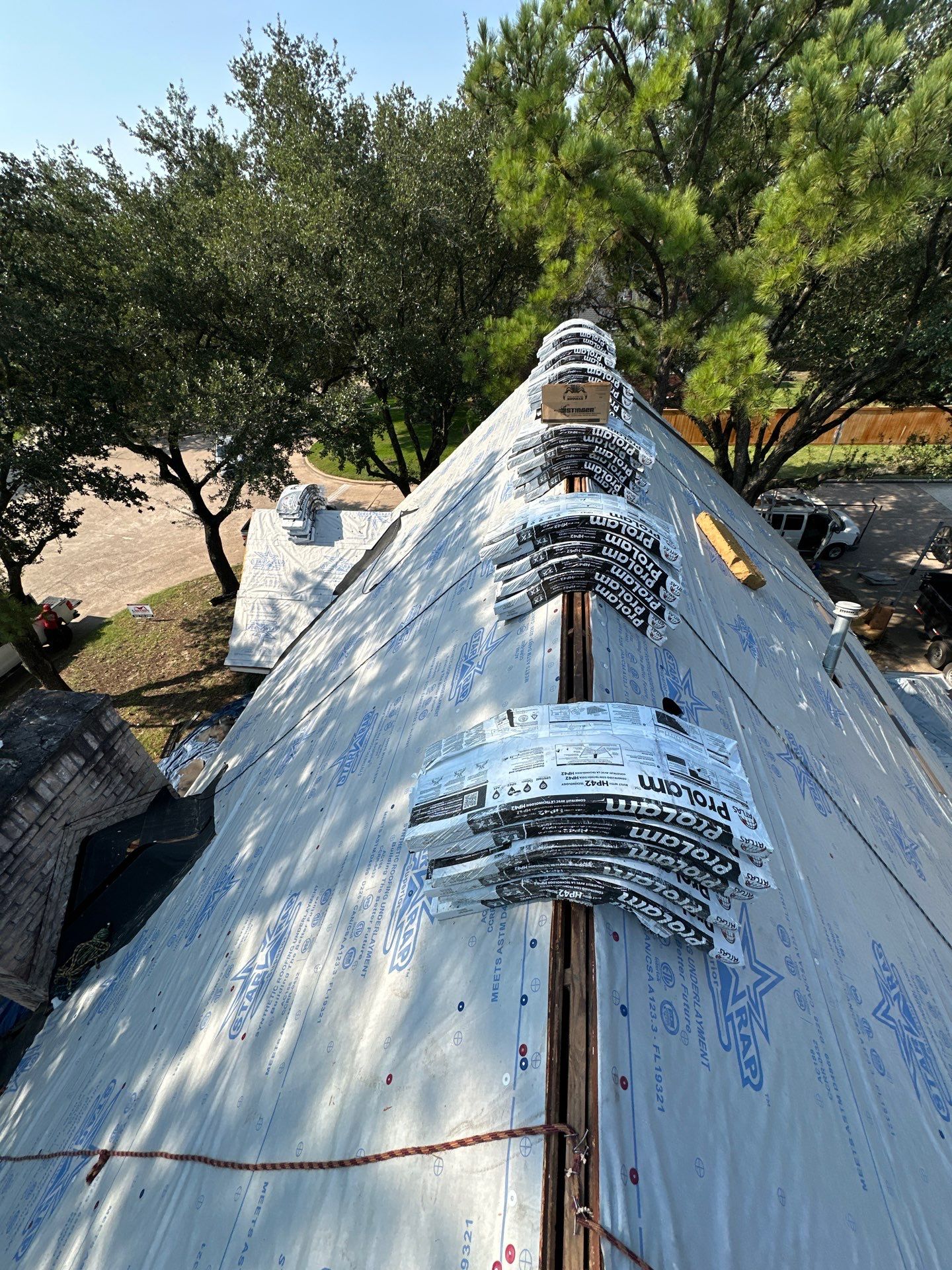 Project in Houston by Motion Roofing