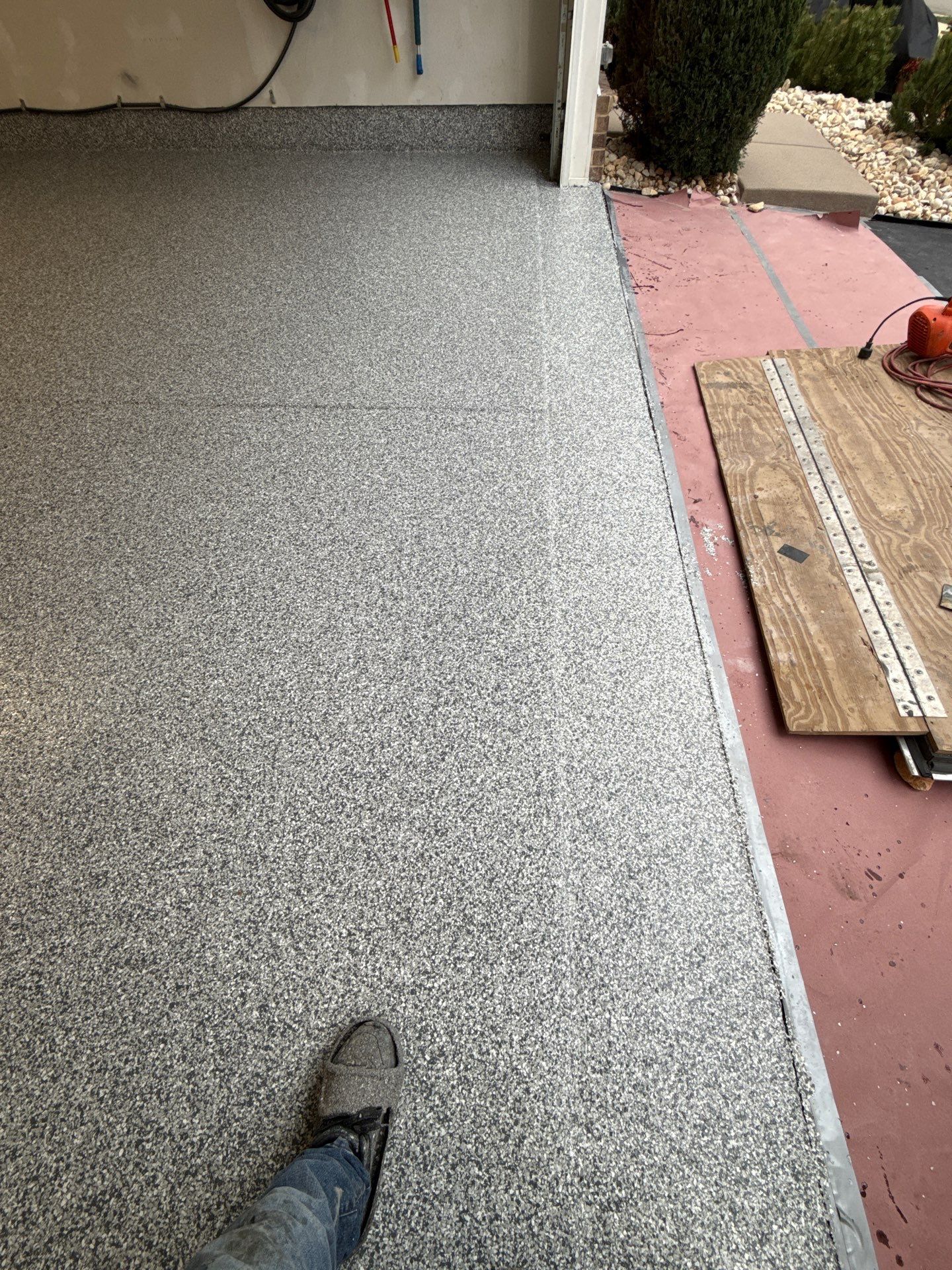 Porch + Garage Project in Oakdale by Floors in a Day, Inc