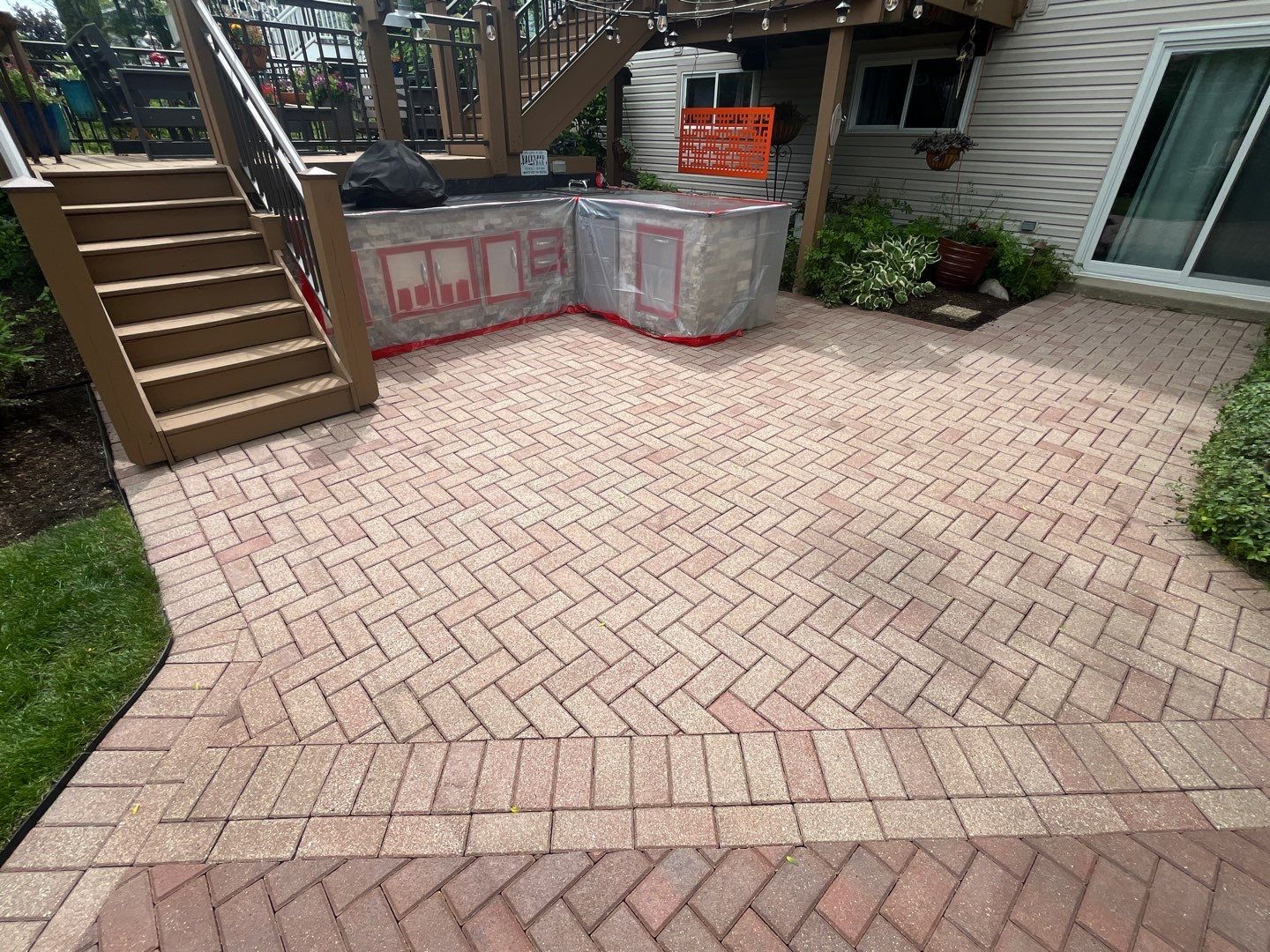 Brick Paver Repair, Cleaning, and Sand Stabilization by Northern Power Washing LLC.