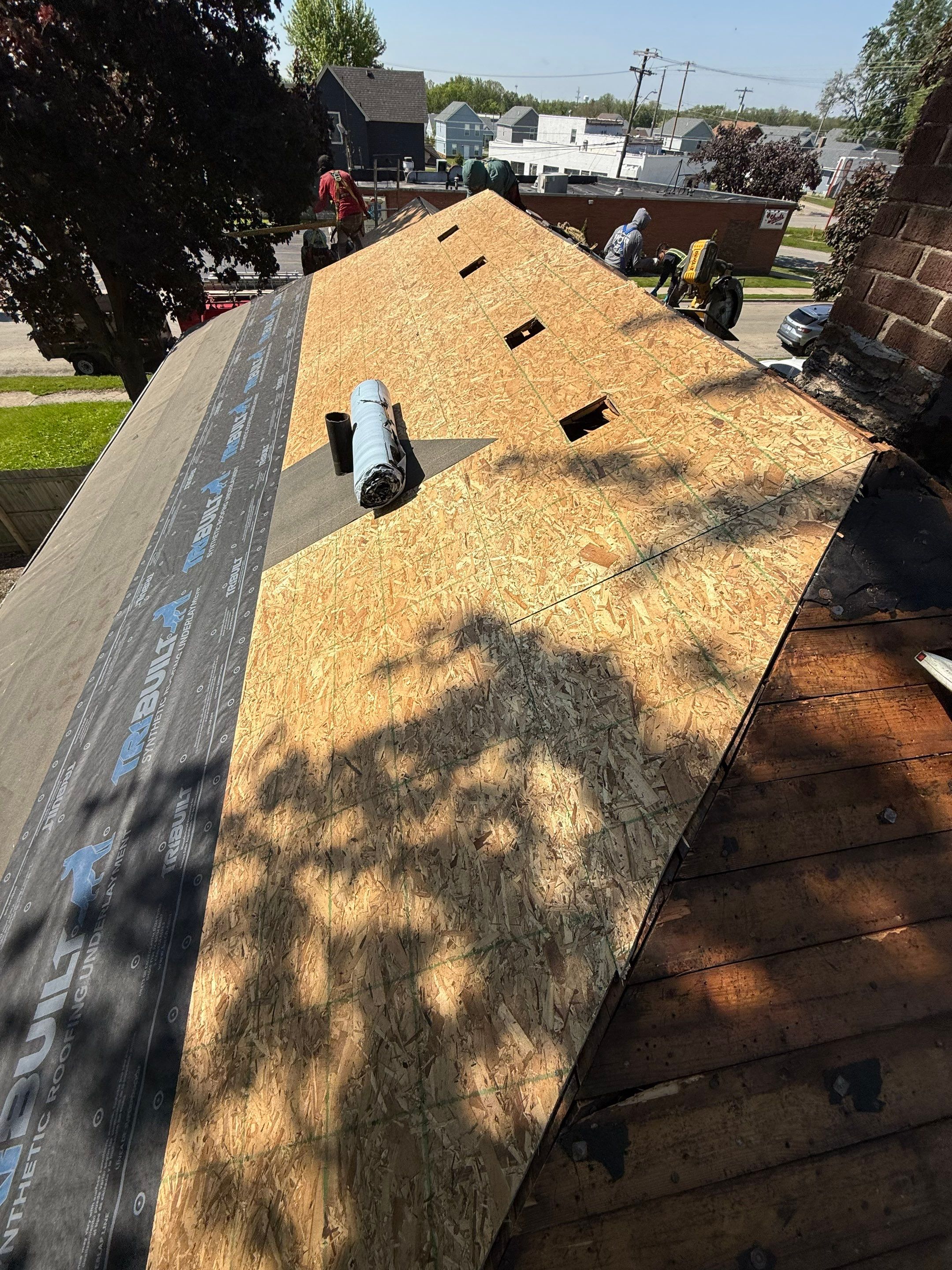 Roof replacement by Optimal Home Improvement 