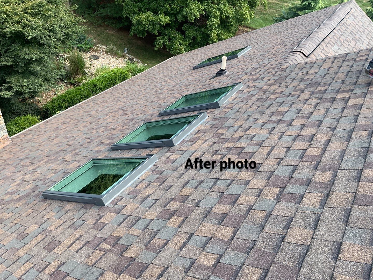 New Shingle Roof, New Skylights, New Windows, Repair T-1 11 panels by Alpha Design Services