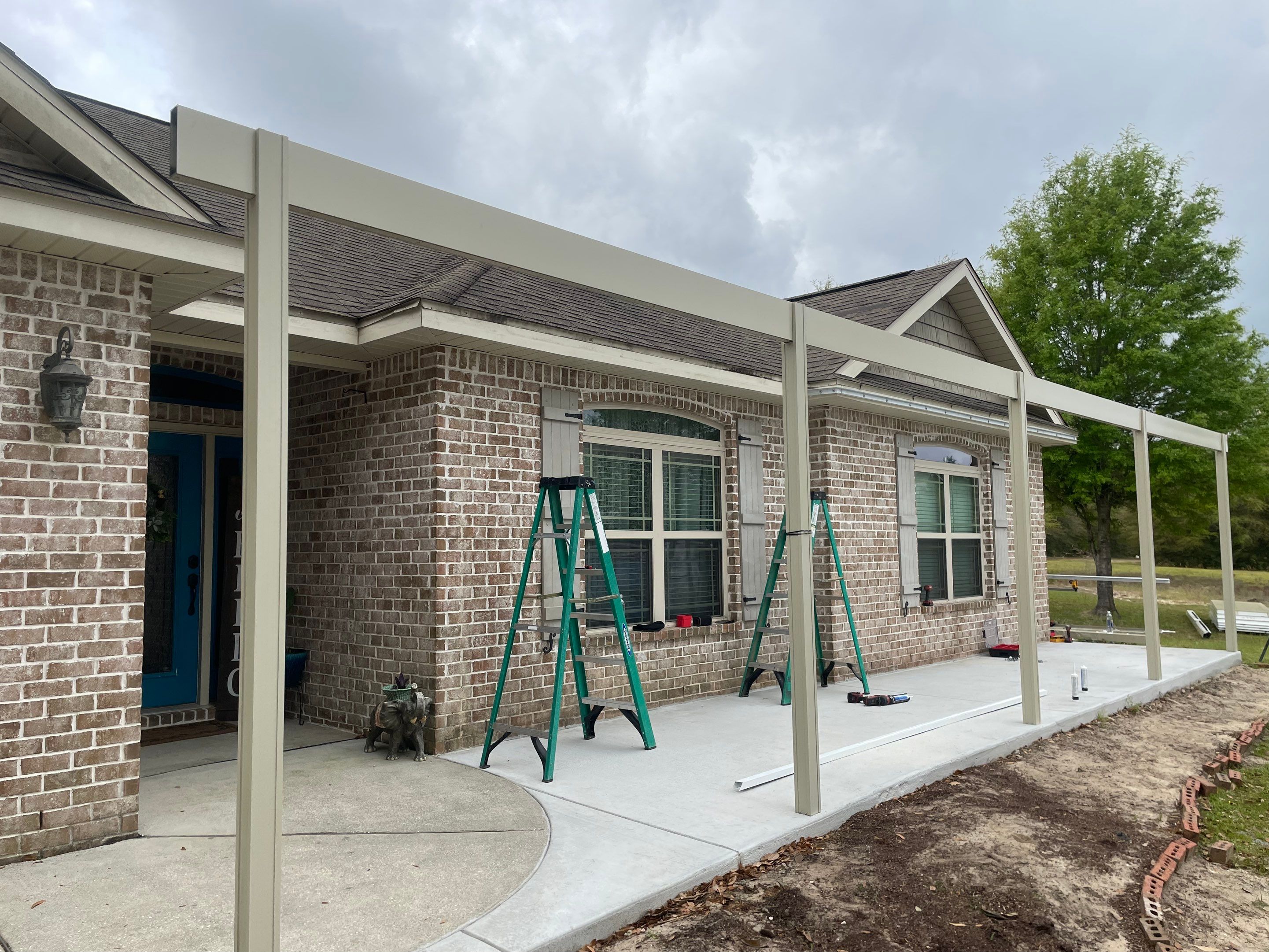 Patio Cover & Screen Room w/Vinyl 4-Tracks by Titan Sunrooms