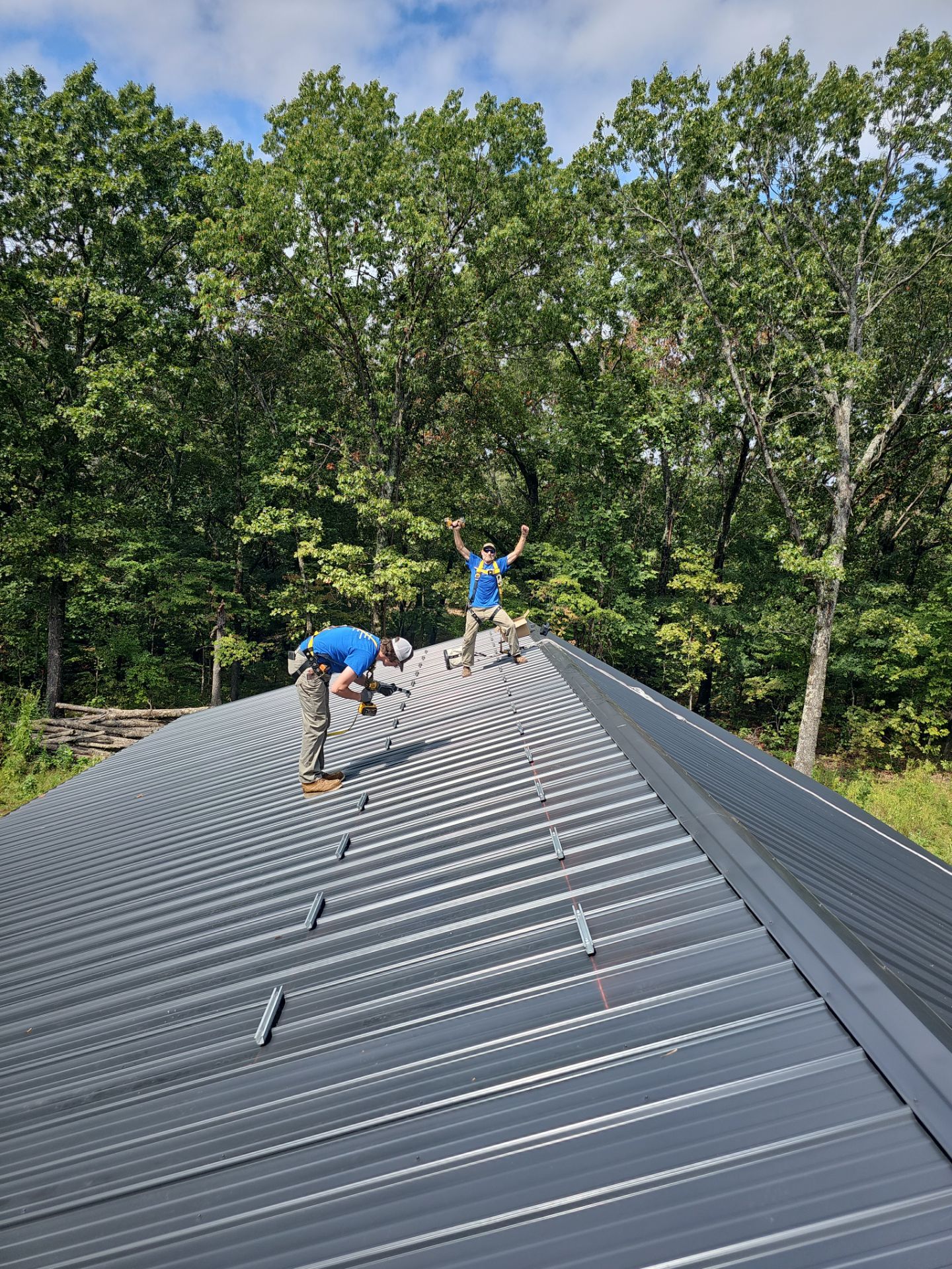 Hunting Cabin With Solar And Batteries by Argent Electric LLC