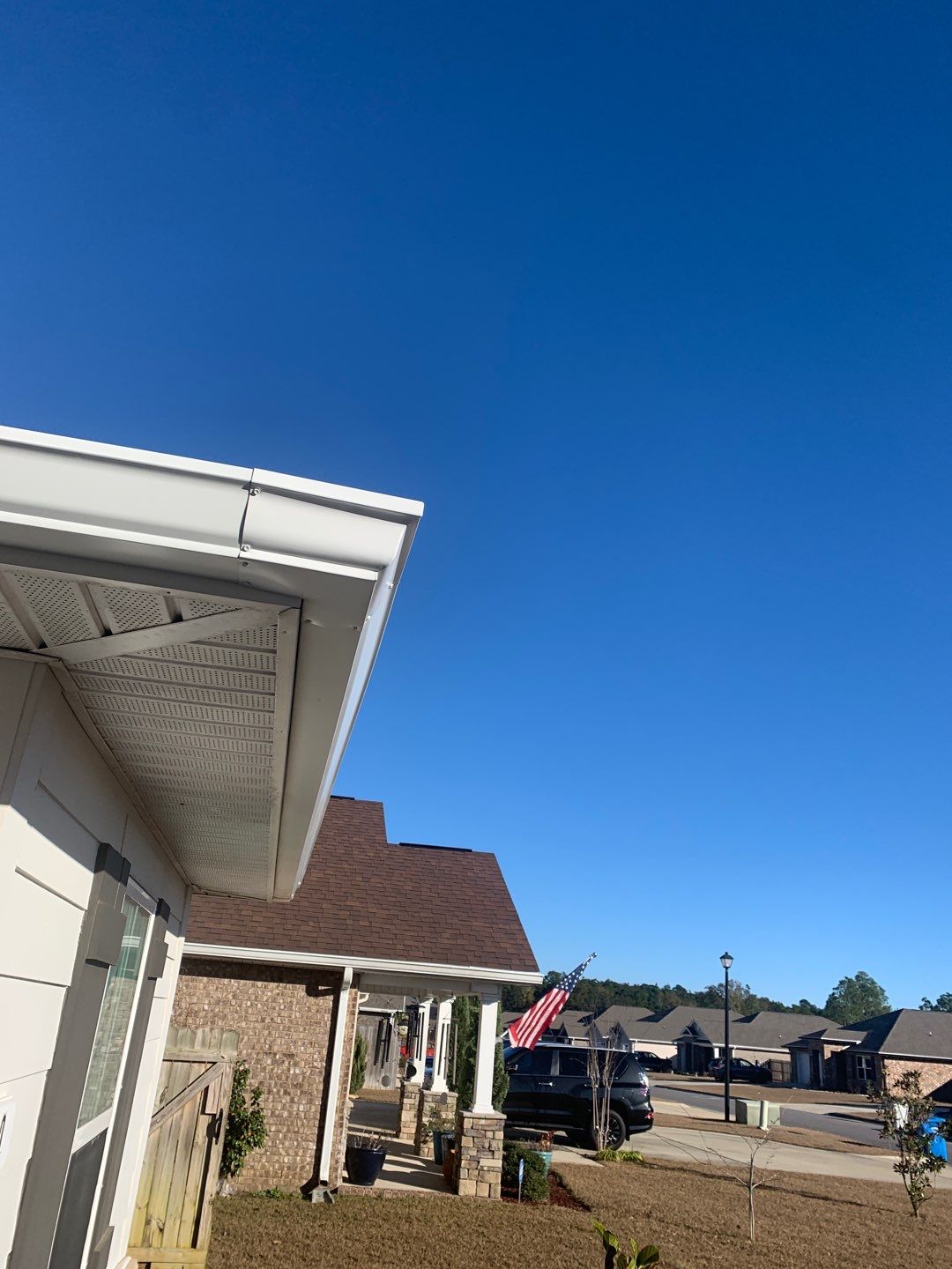 Seamless Gutter Project in Milton FL by Gutter Professors