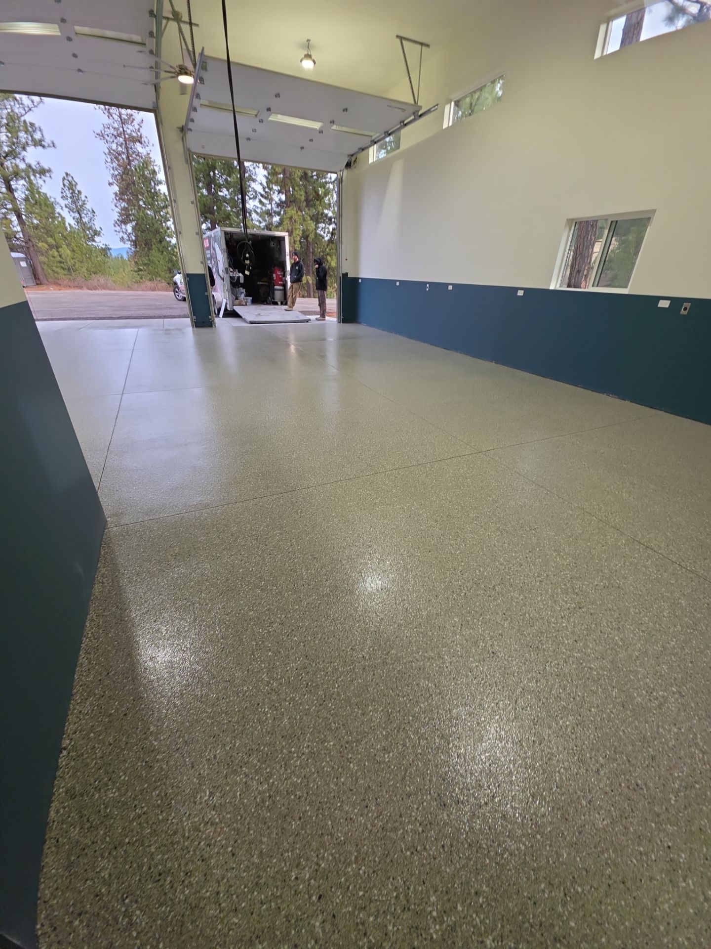 Shop Transformation using Claystone Hybrid by Croc Coatings, LLC