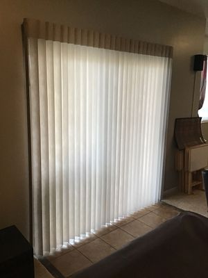 Residential Window Coverings using Luminette Privacy Sheers by Hunter Douglas