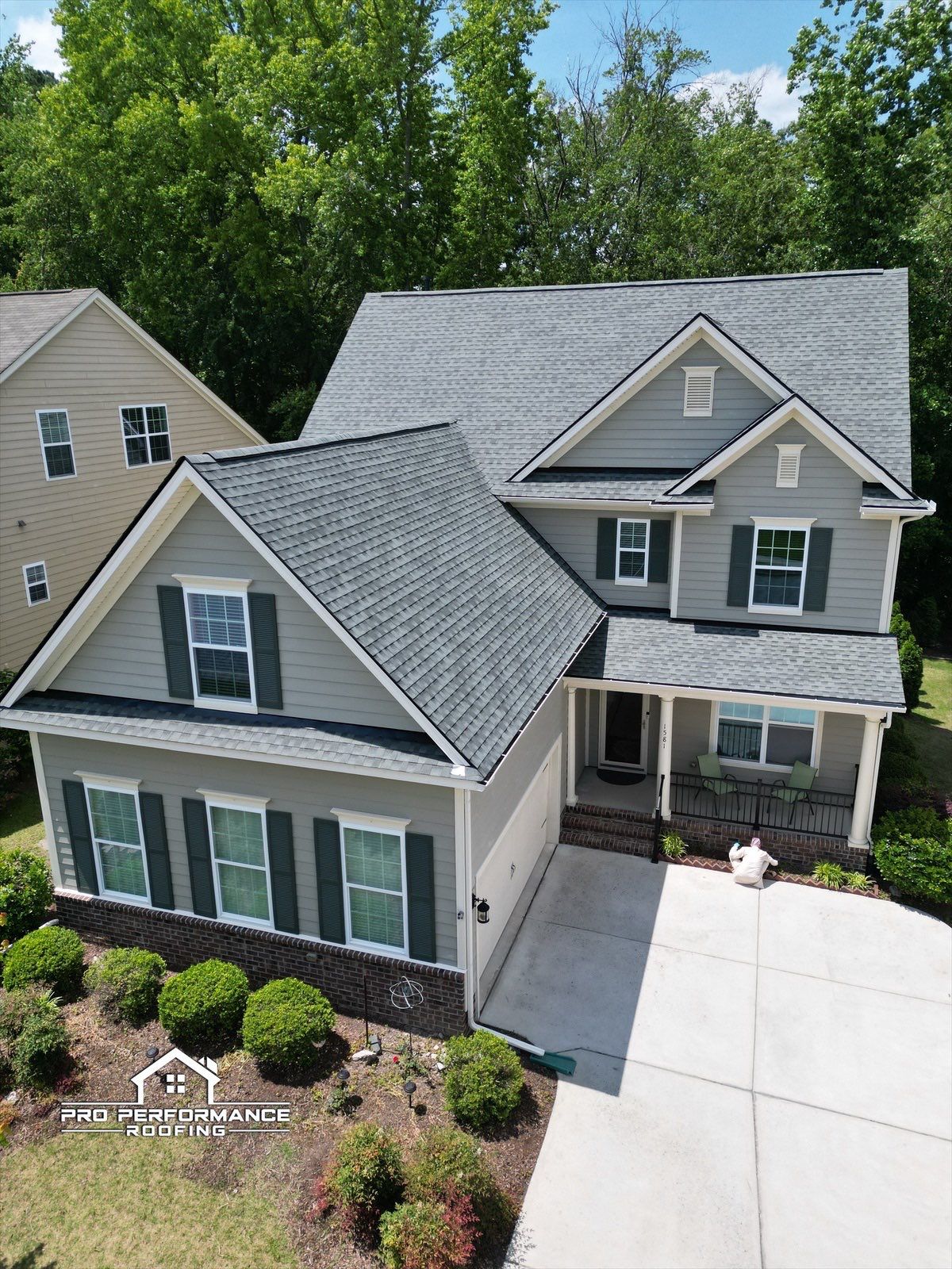 Roof Replacement - GAF Timberline HDZ Slate  by Pro Performance Roofing