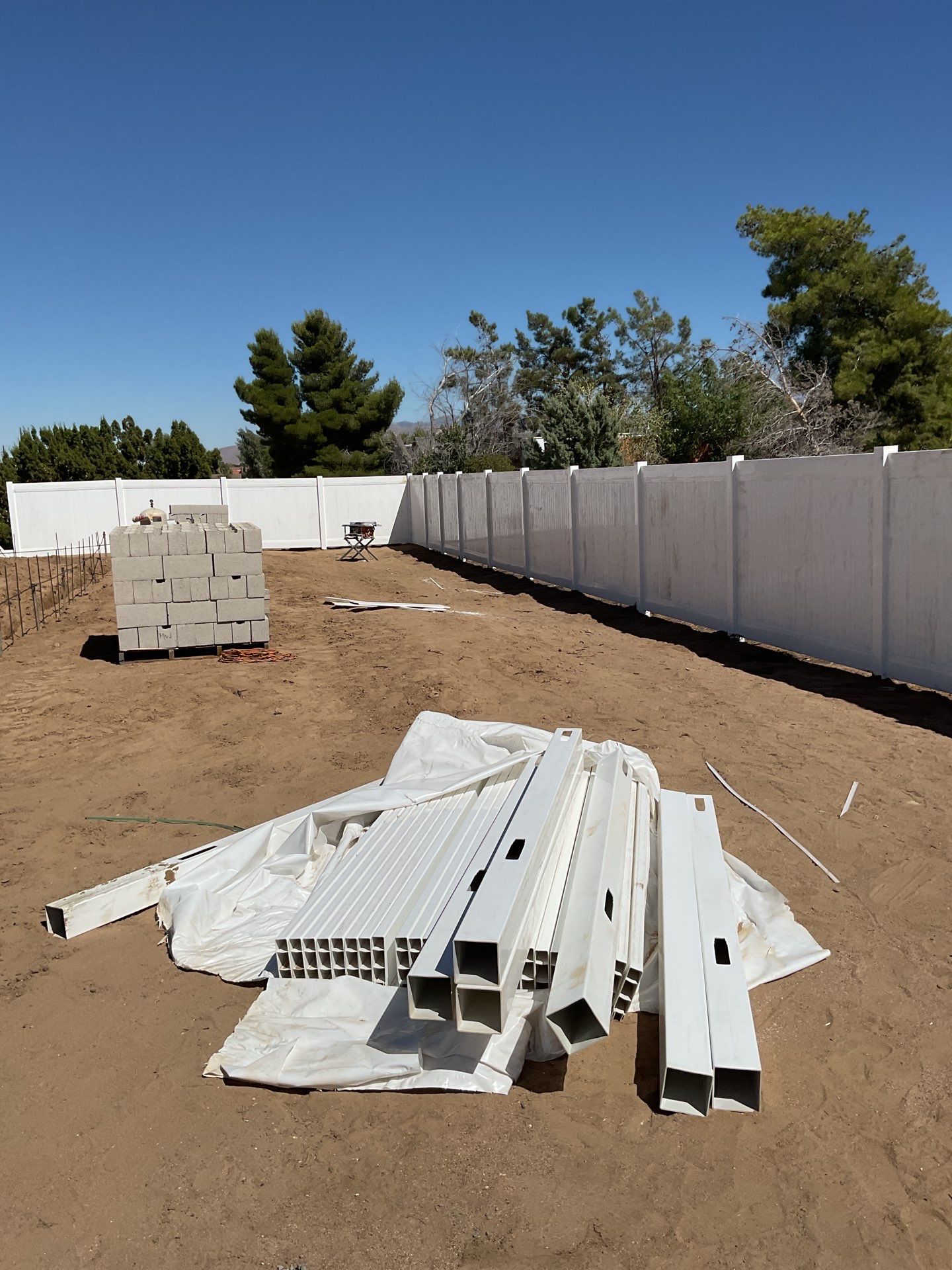Fence Installation using Vinyl by Fence Guys Inc. 