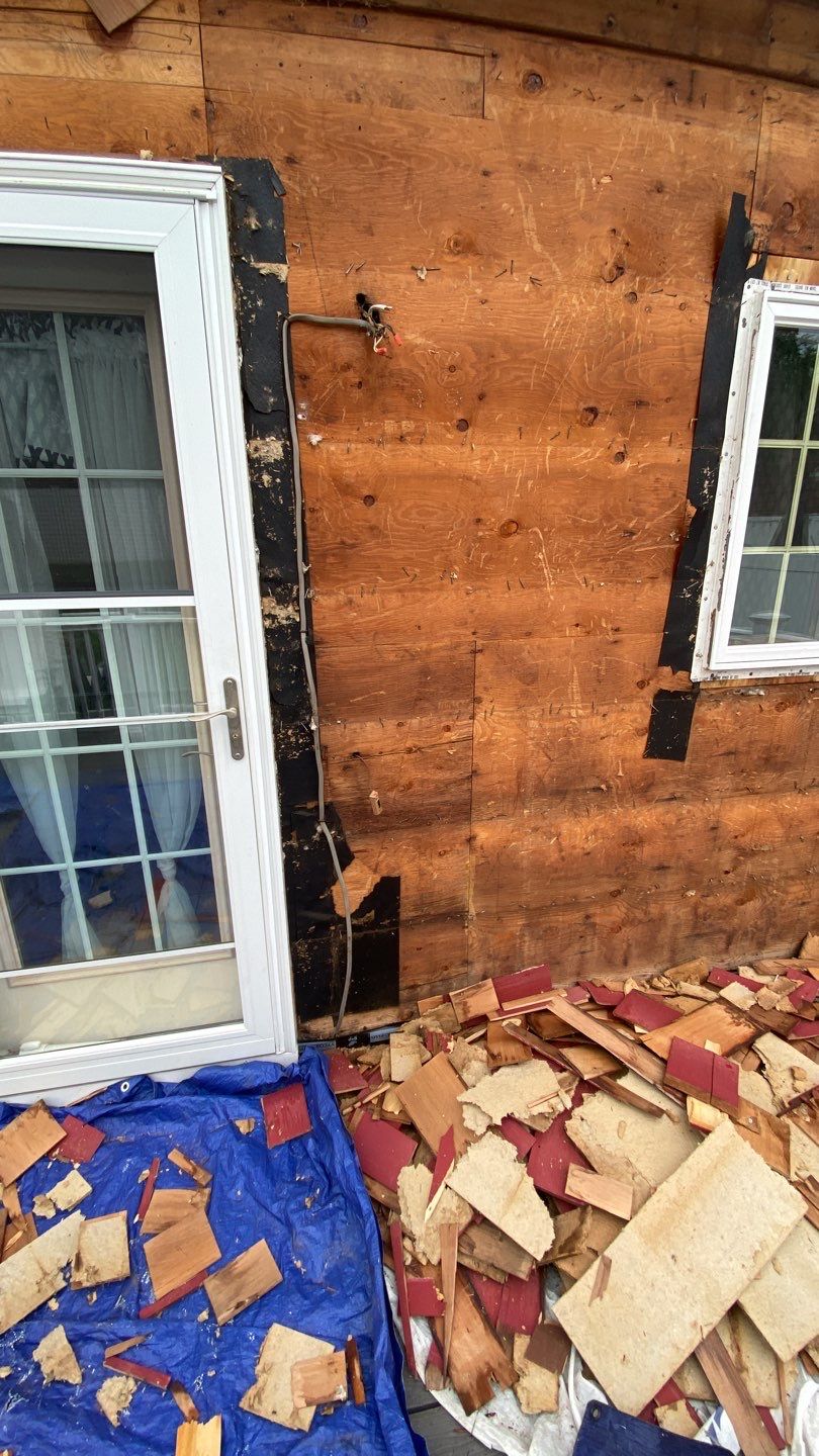 Siding Installation using Royal Building Products Rustic Red by A Plus Exterior