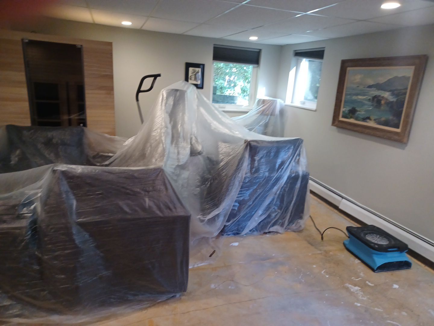 Project in West Bloomfield by EzDry Water Mitigation & Property Restoration