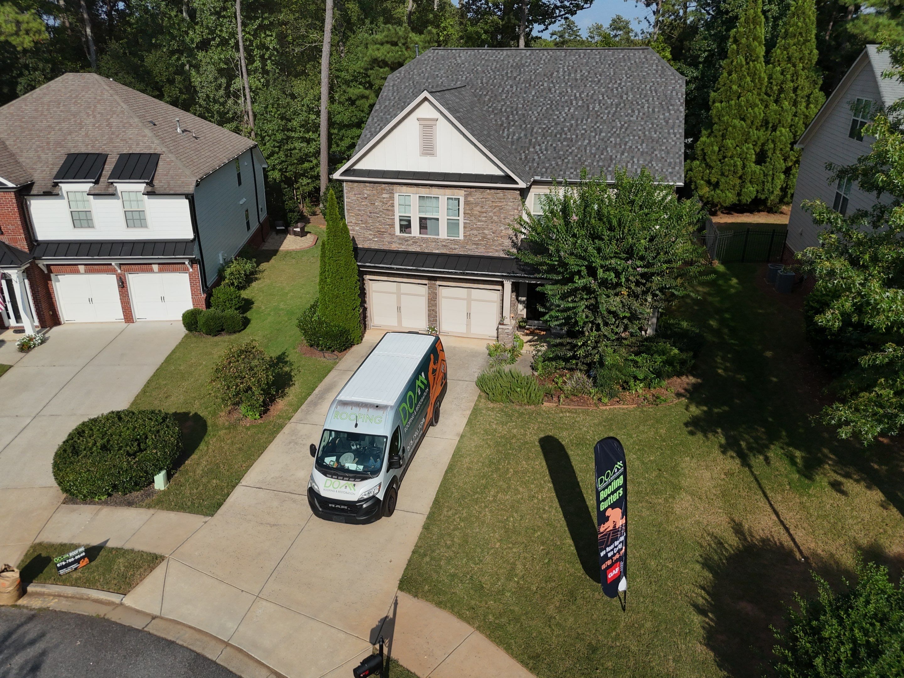 Jordan Lane Alpharetta Roof Replacement  by Dom Roofing & Restoration