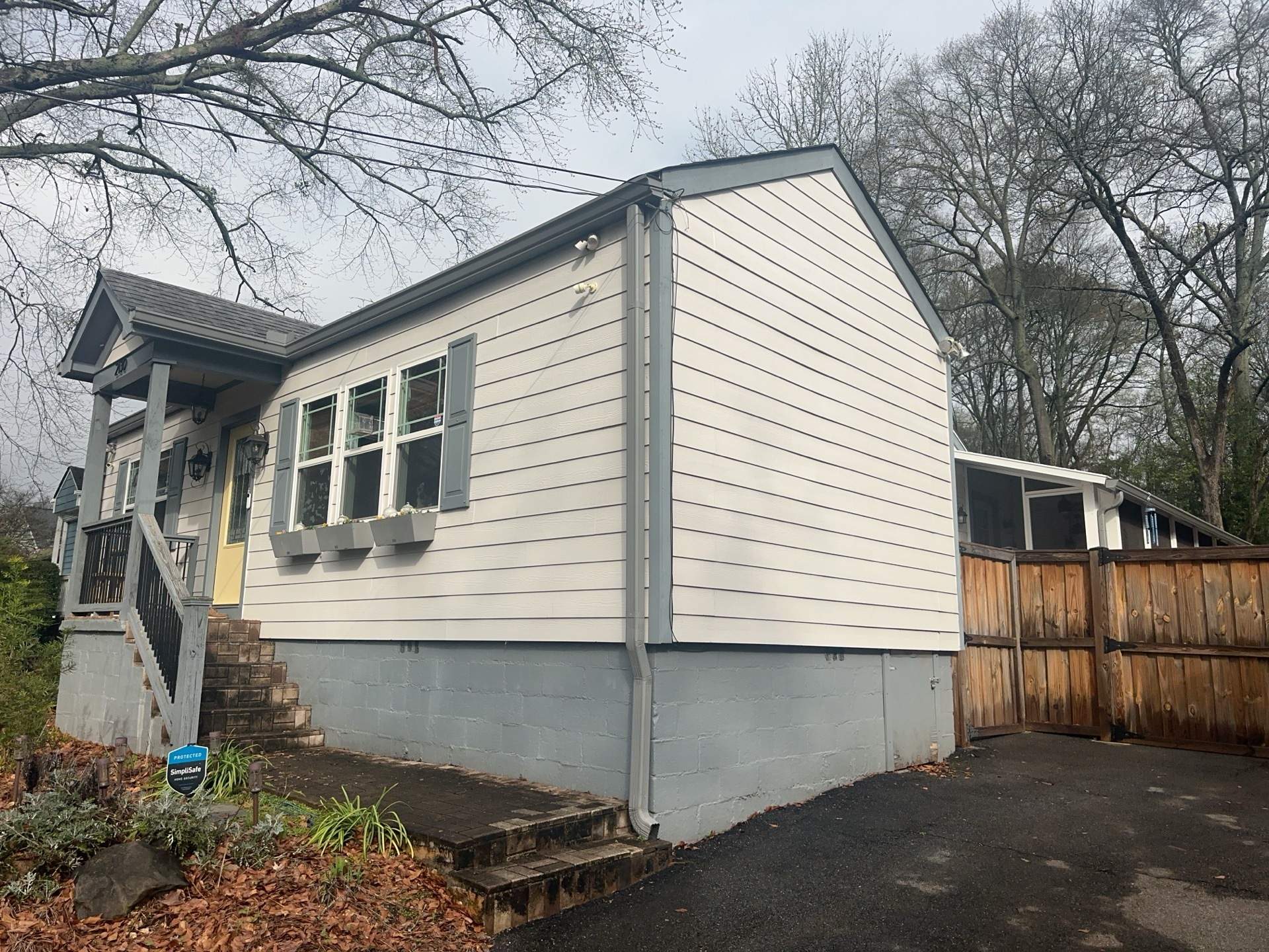 Exterior Painting using Sherwin Williams SuperPaint and Porch Repairs by Nelson Exteriors