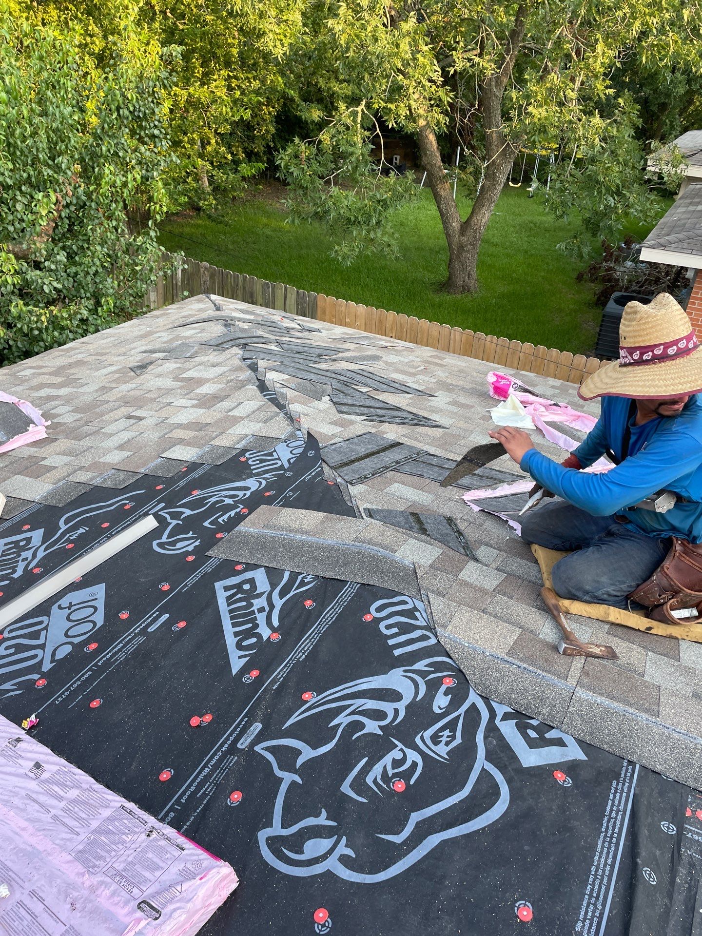 Residential Roofing Repair using Owen's Corning Duration (Lifetime) Shingles by Roof Repair Company