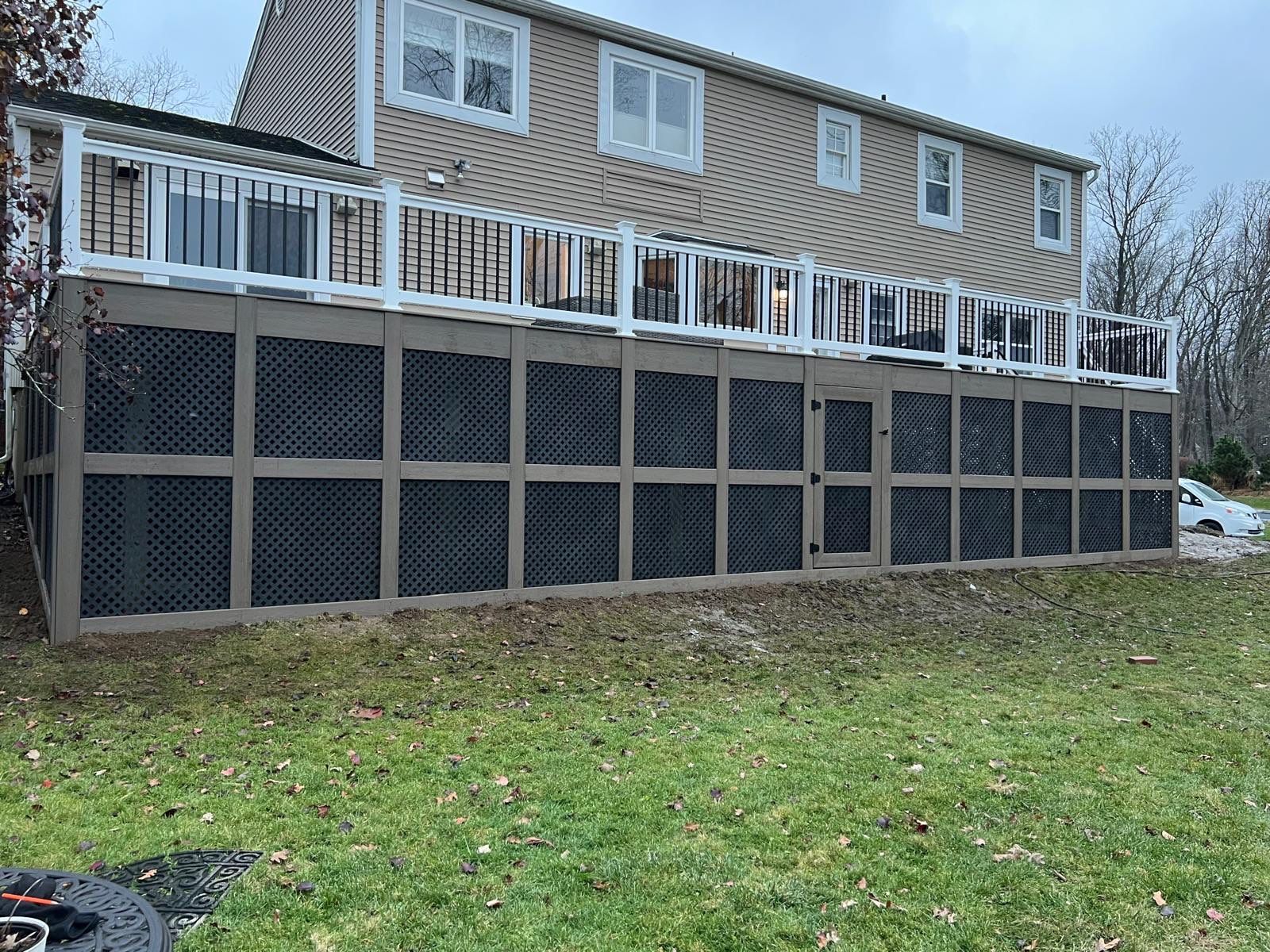 Deck Resurface + Extension in Randolph by deck guardian