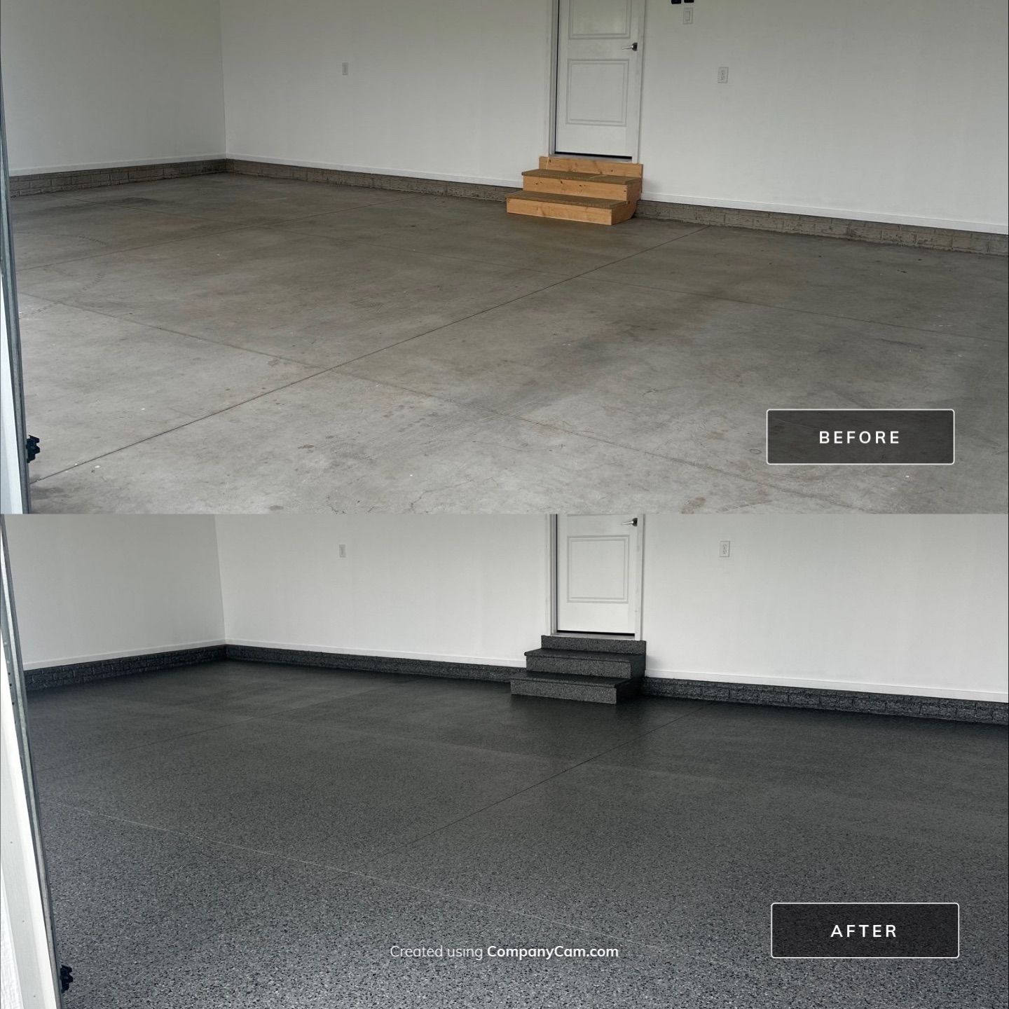 New Garage - Perfect Timing Before 🏈 Season! by Revival Concrete Coatings