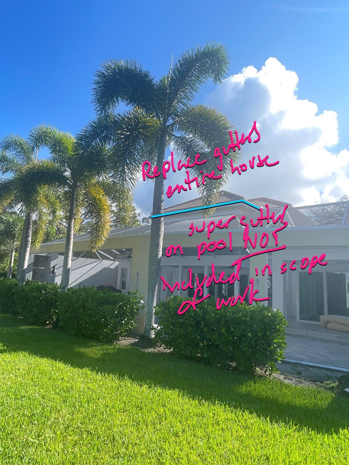 7-Inch Seamless Gutters for Large Roofs in Osprey FL by Gutter Professors