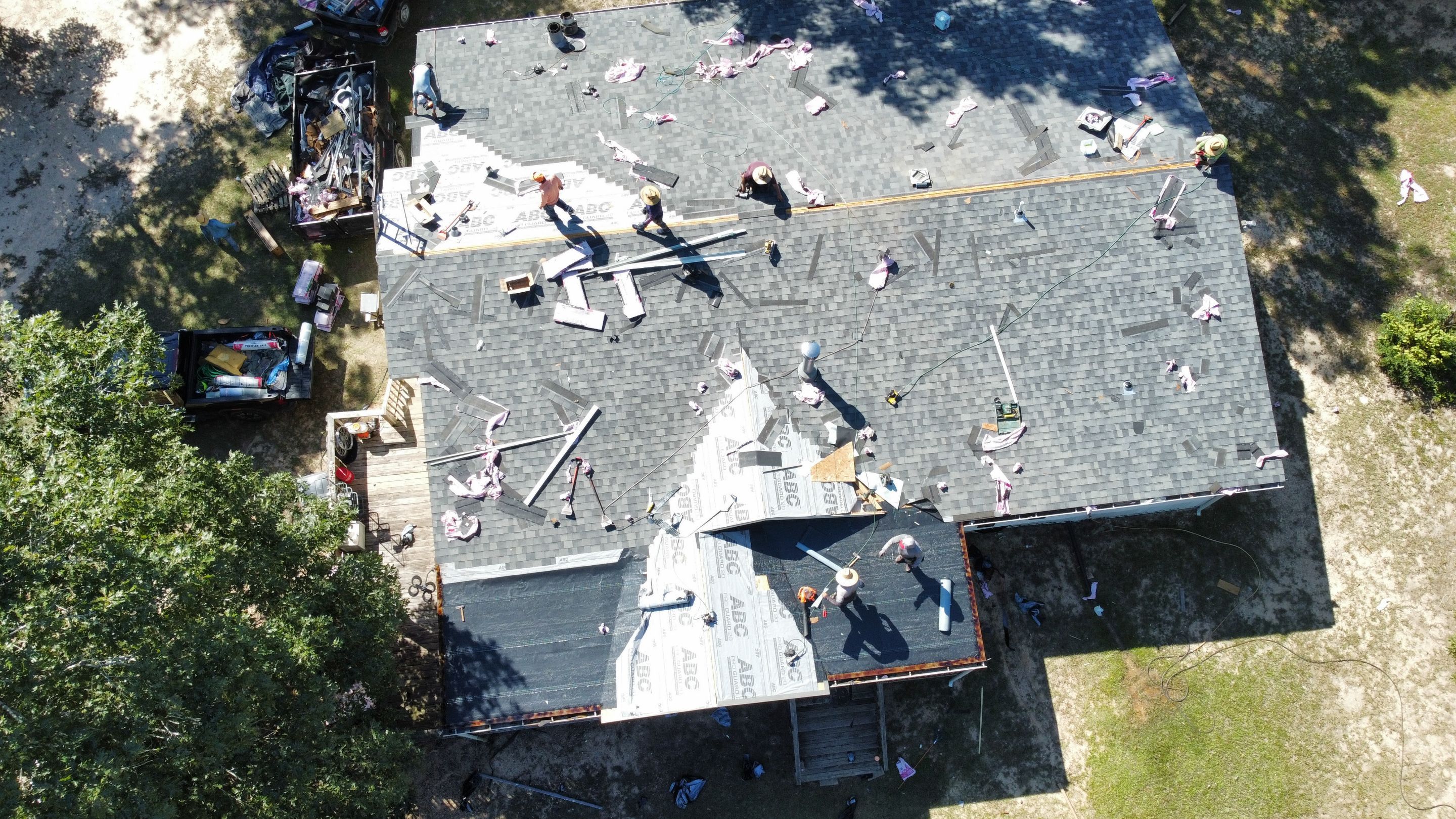 Project in Conroe by Roof Guard And Construction