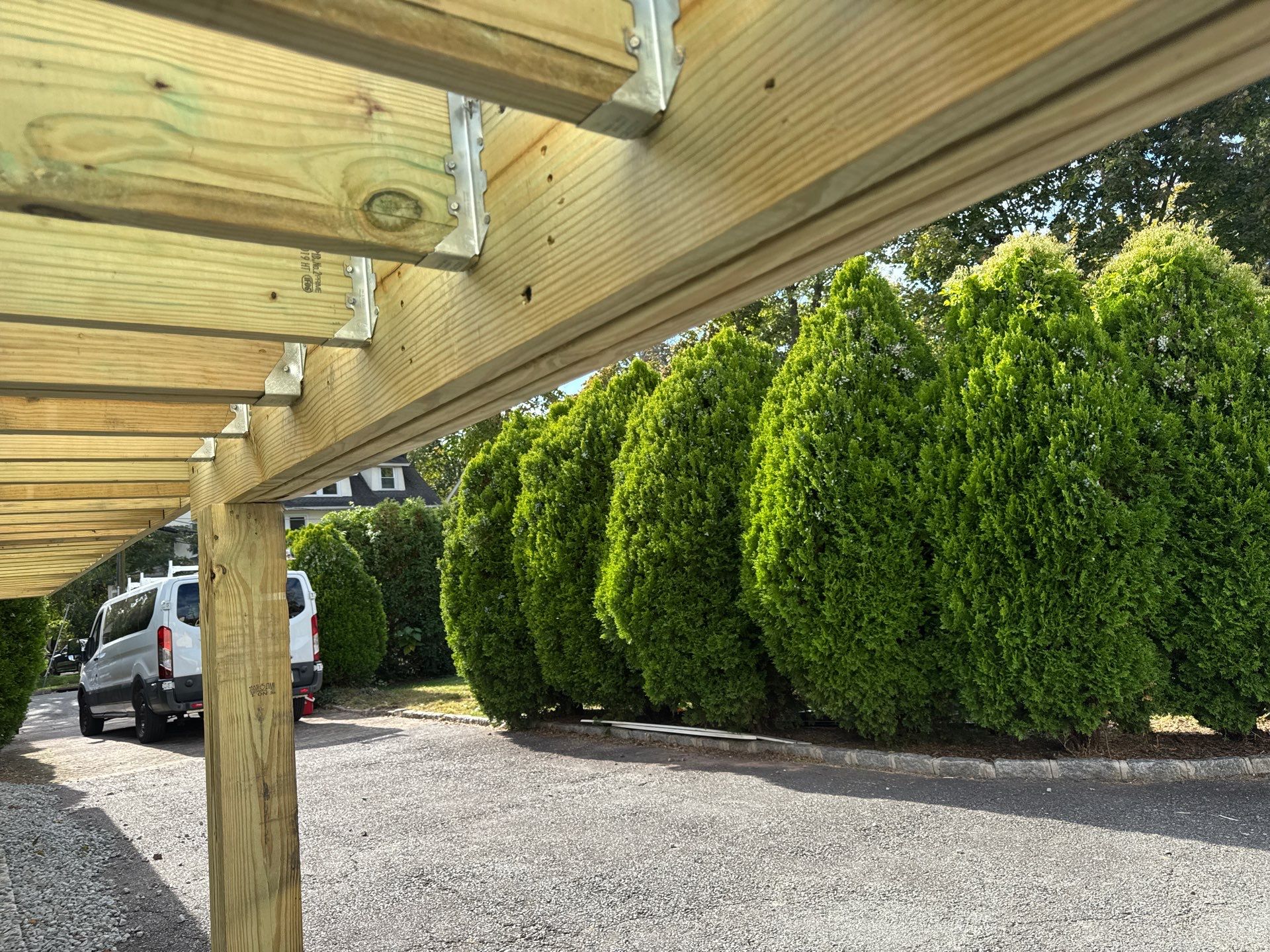 new deck with cable rails in Montclair NJ by deck guardian