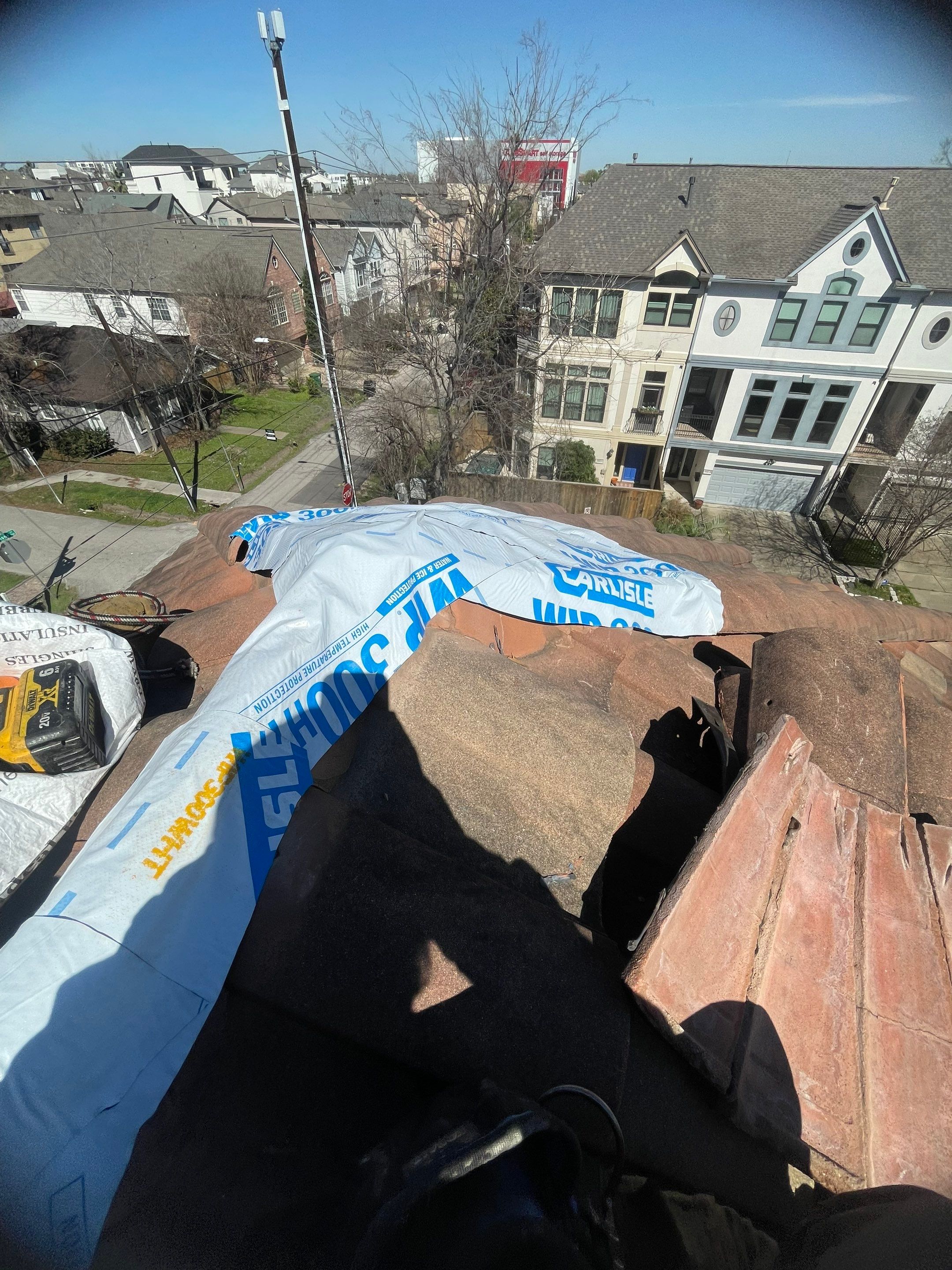 Project in Houston, TX by Associates Roofing Unlimited 