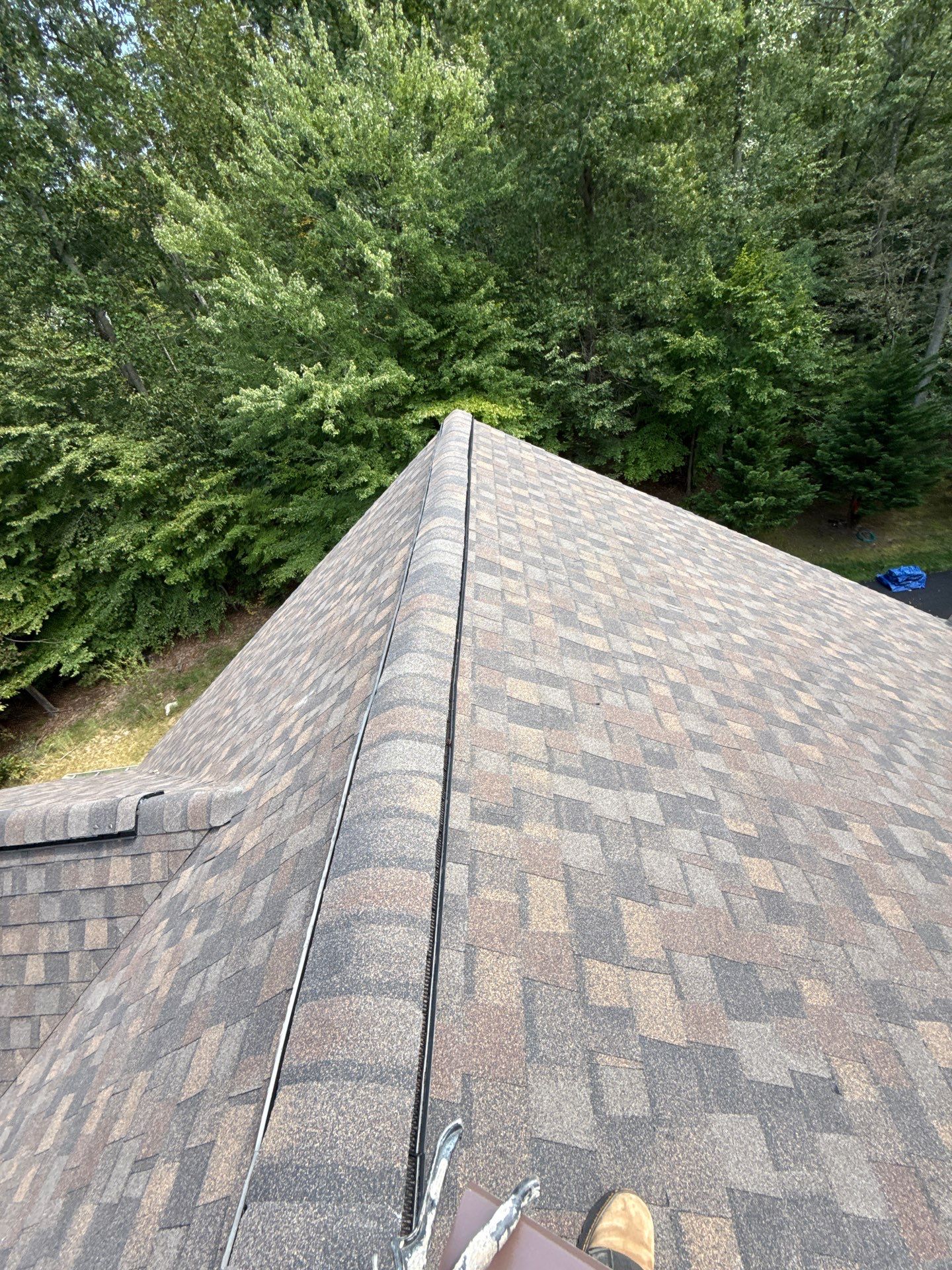 Fairfax station: Residential Roof with CertainTeed Landmark Pro in Max Def Shenandoah  by RM Banning, Inc.