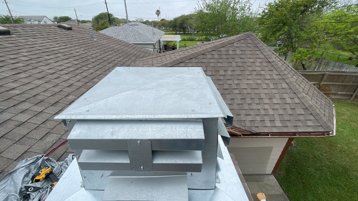 Chimney Cap Replacement by Lighthouse Roofing