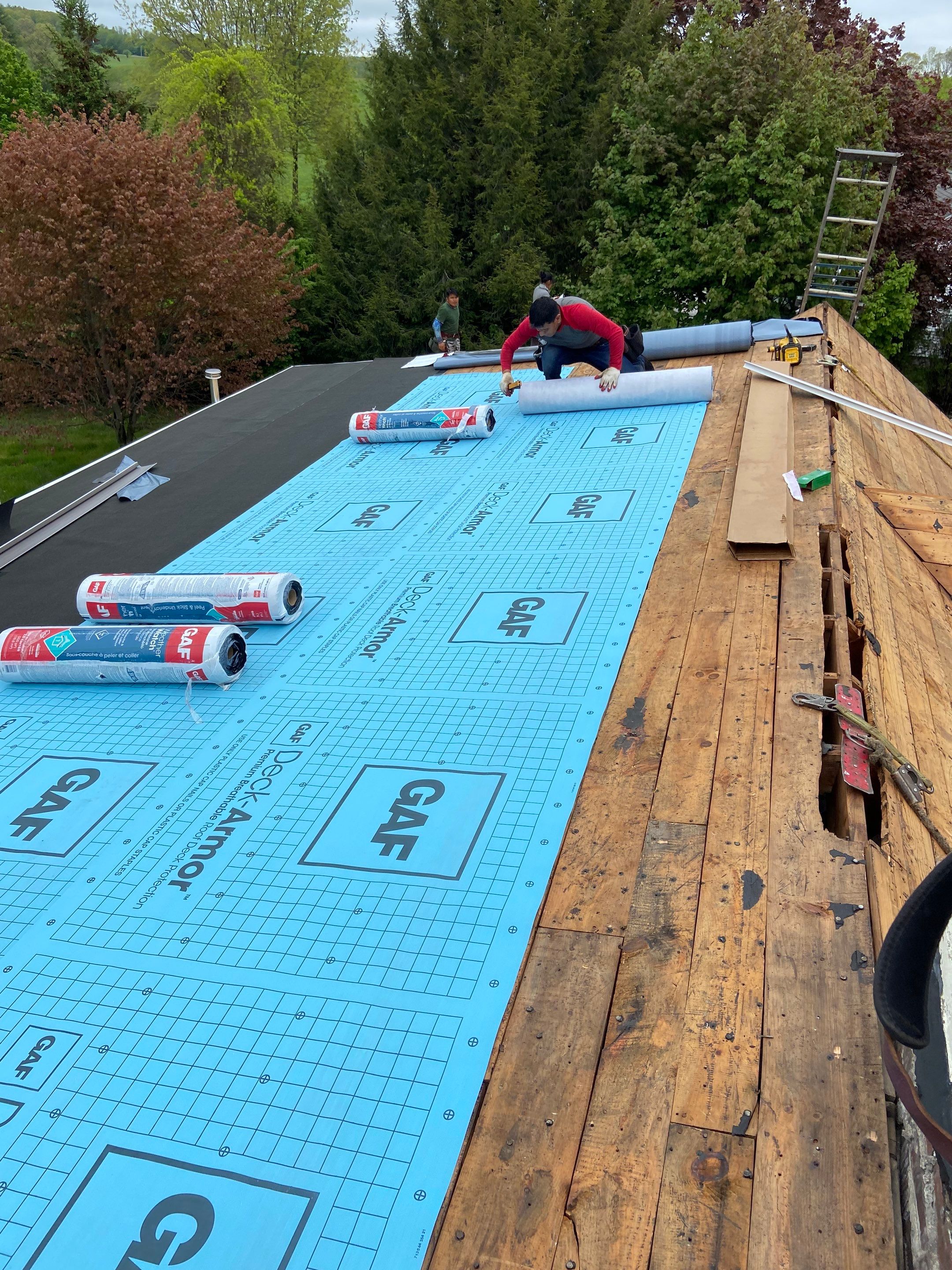 Residential Roofing Installation using GAF Timberline HDZ by Sensible Home Solutions