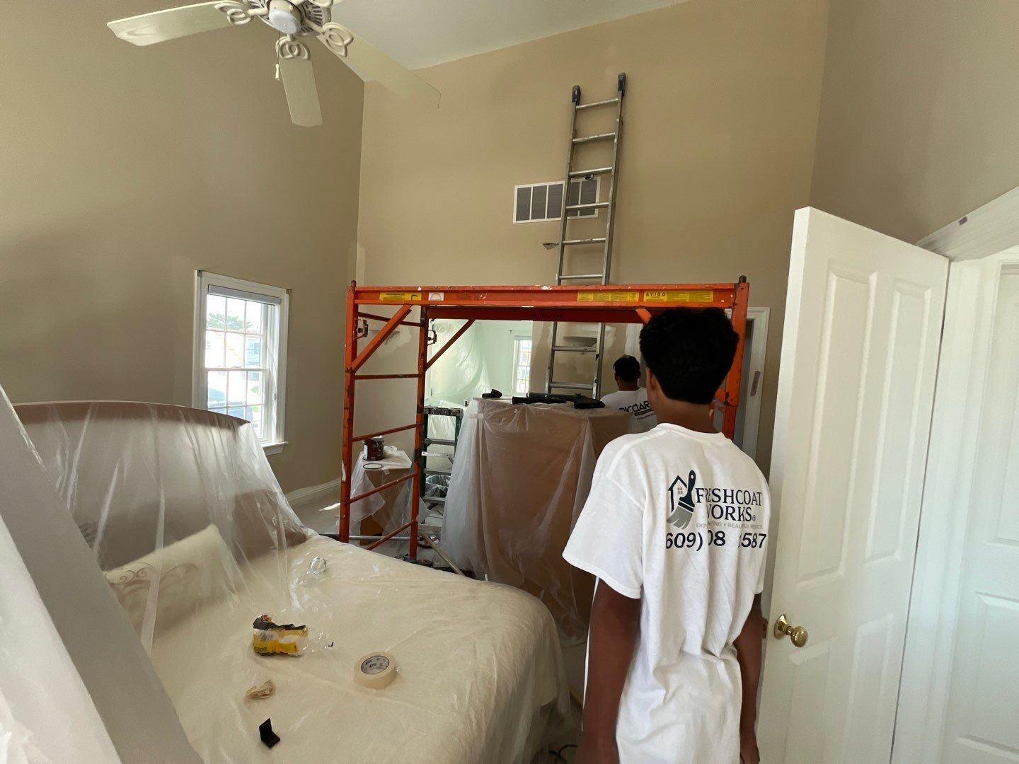 Interior Painting and Drywall Repair for Avalon Coastal Home by FreshCoat Works LLC
