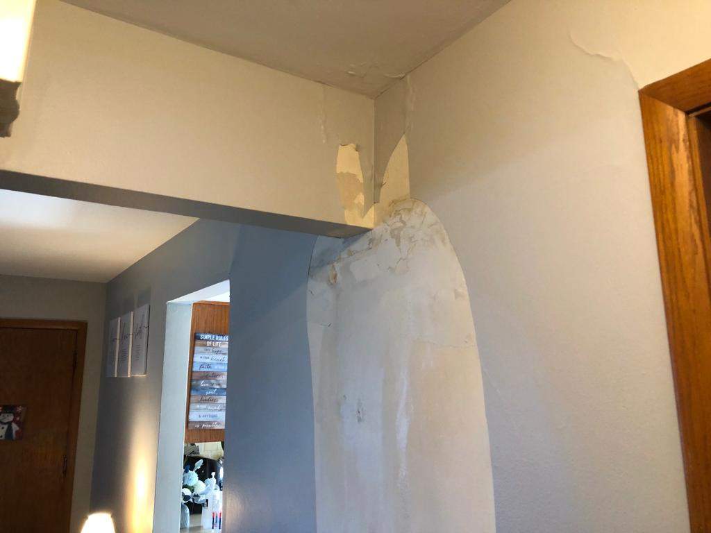 Interior Damage using pictures  by storm restoration services inc
