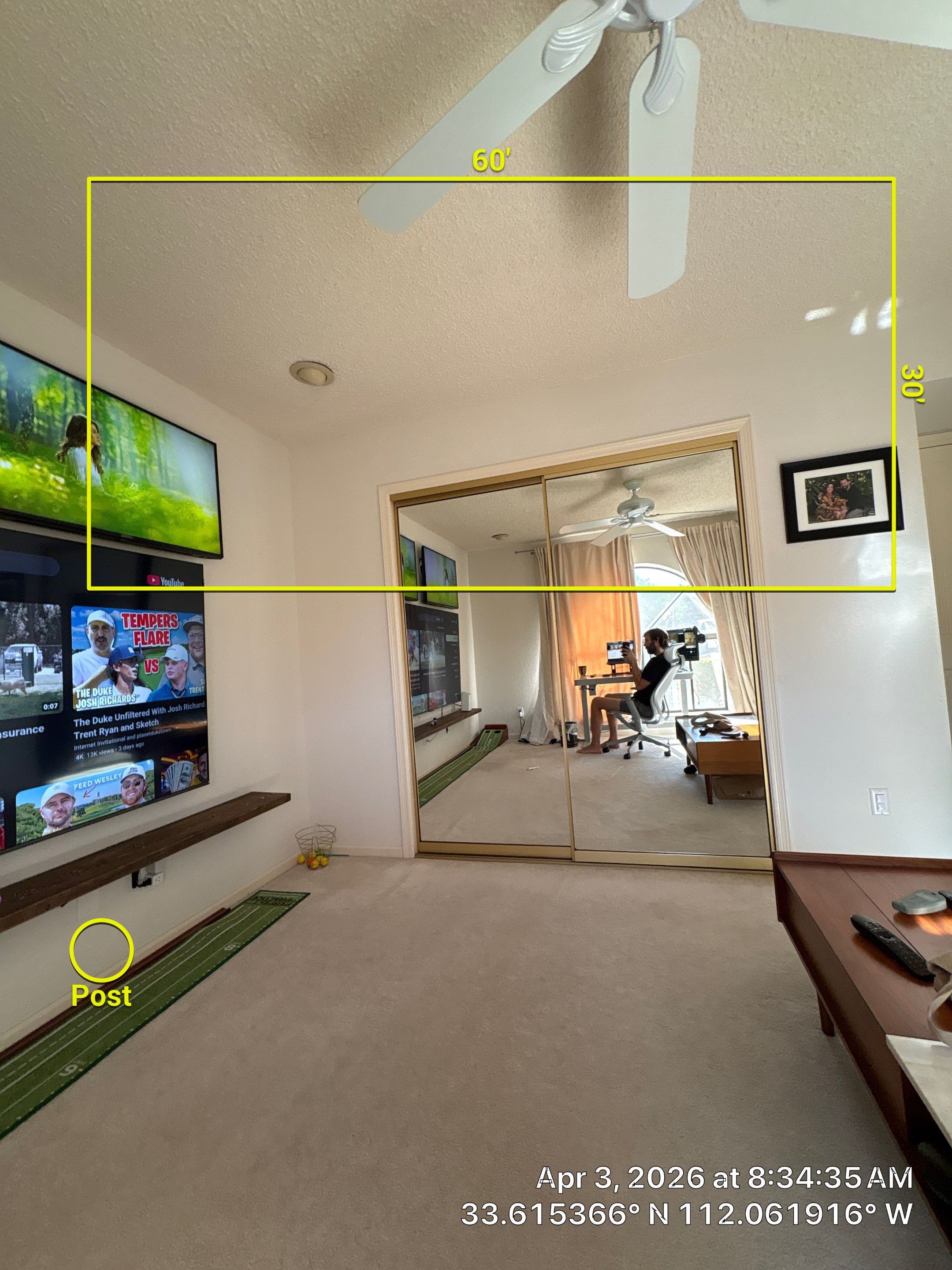 Phoenix Home Office & Entertainment Area Remodel by CompanyCam Sales Demo