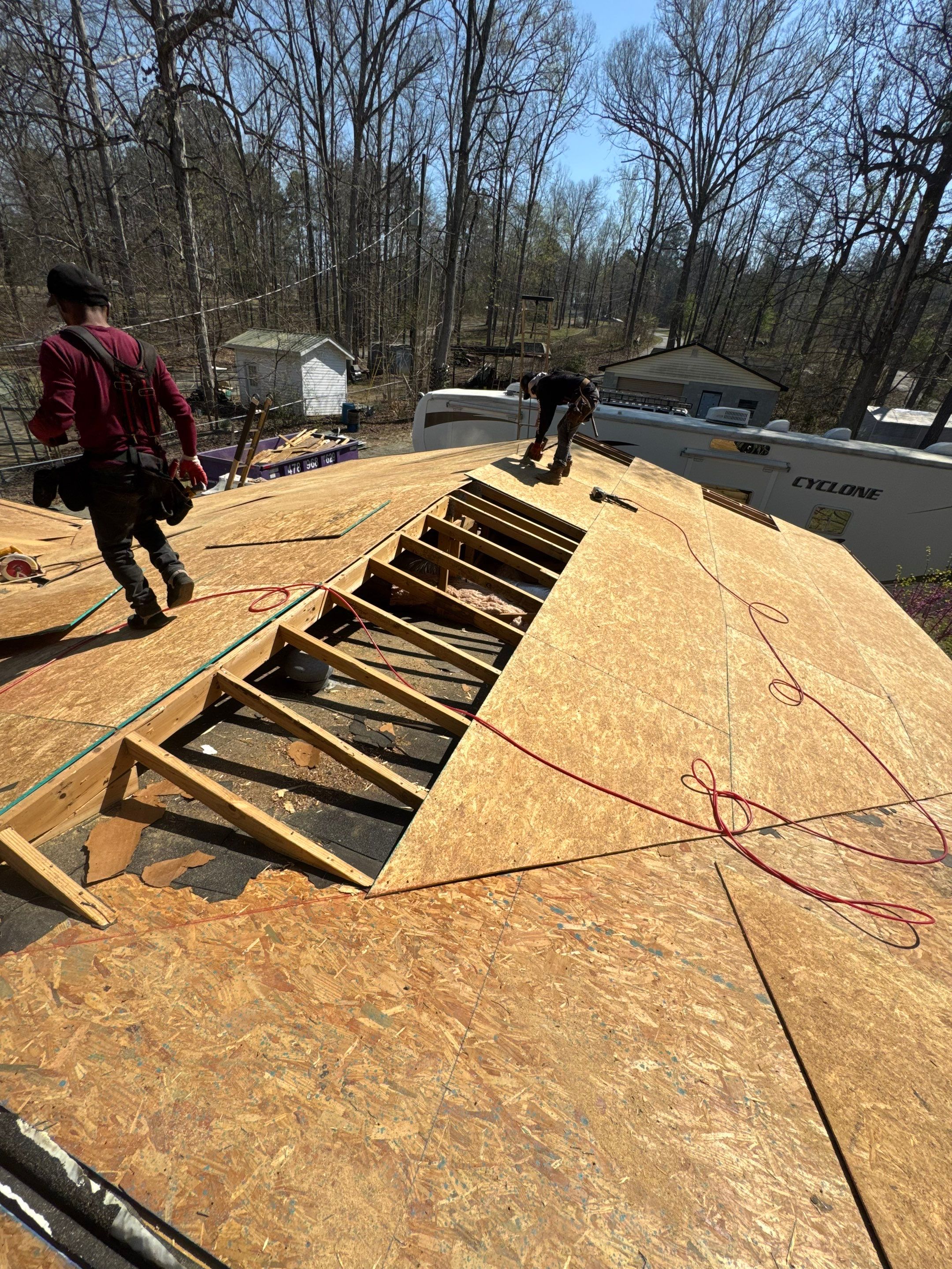 Project in Milledgeville by Aultman Roofing