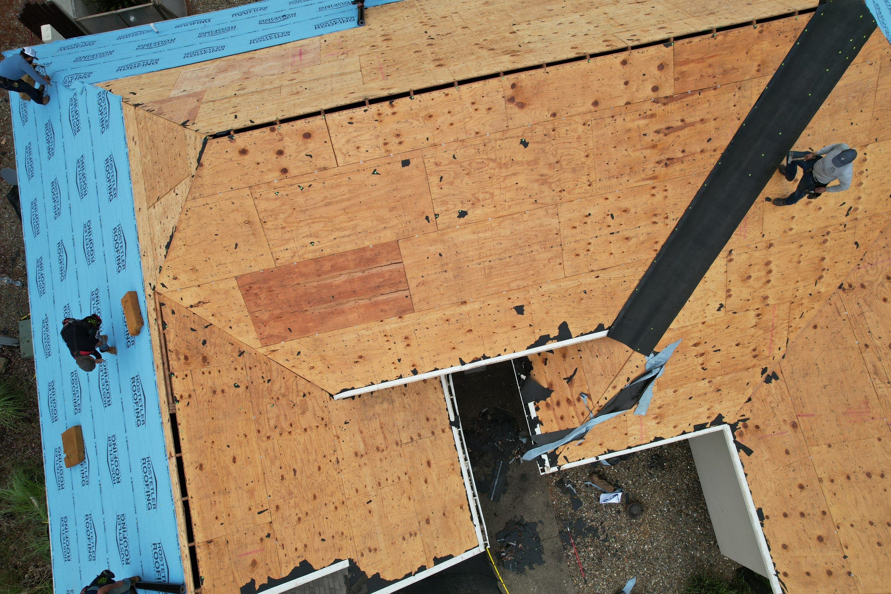 Residential Roofing Repair using Malarkey Vista: Weathered Wood  by Hostetler Roofing