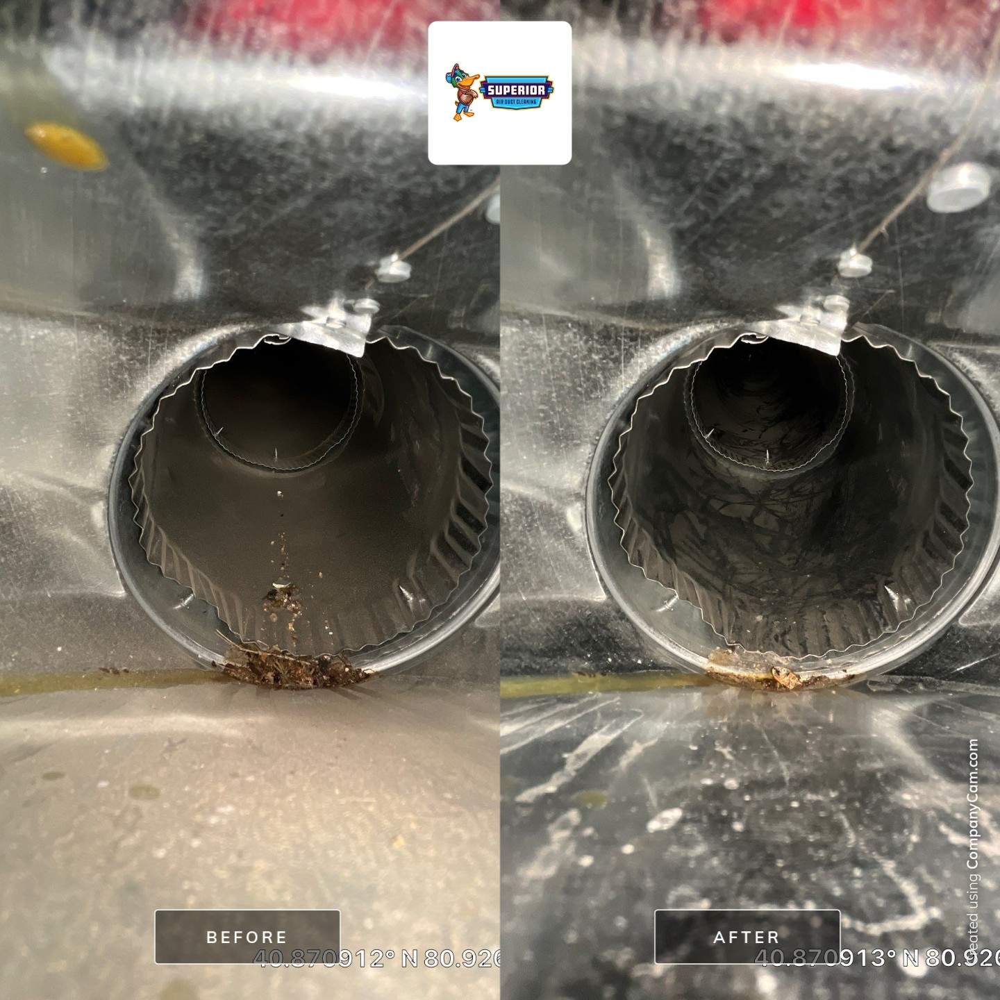 Air Duct Cleaning With a Vacuum Truck in Salem, OH by Superior Air Duct Cleaning